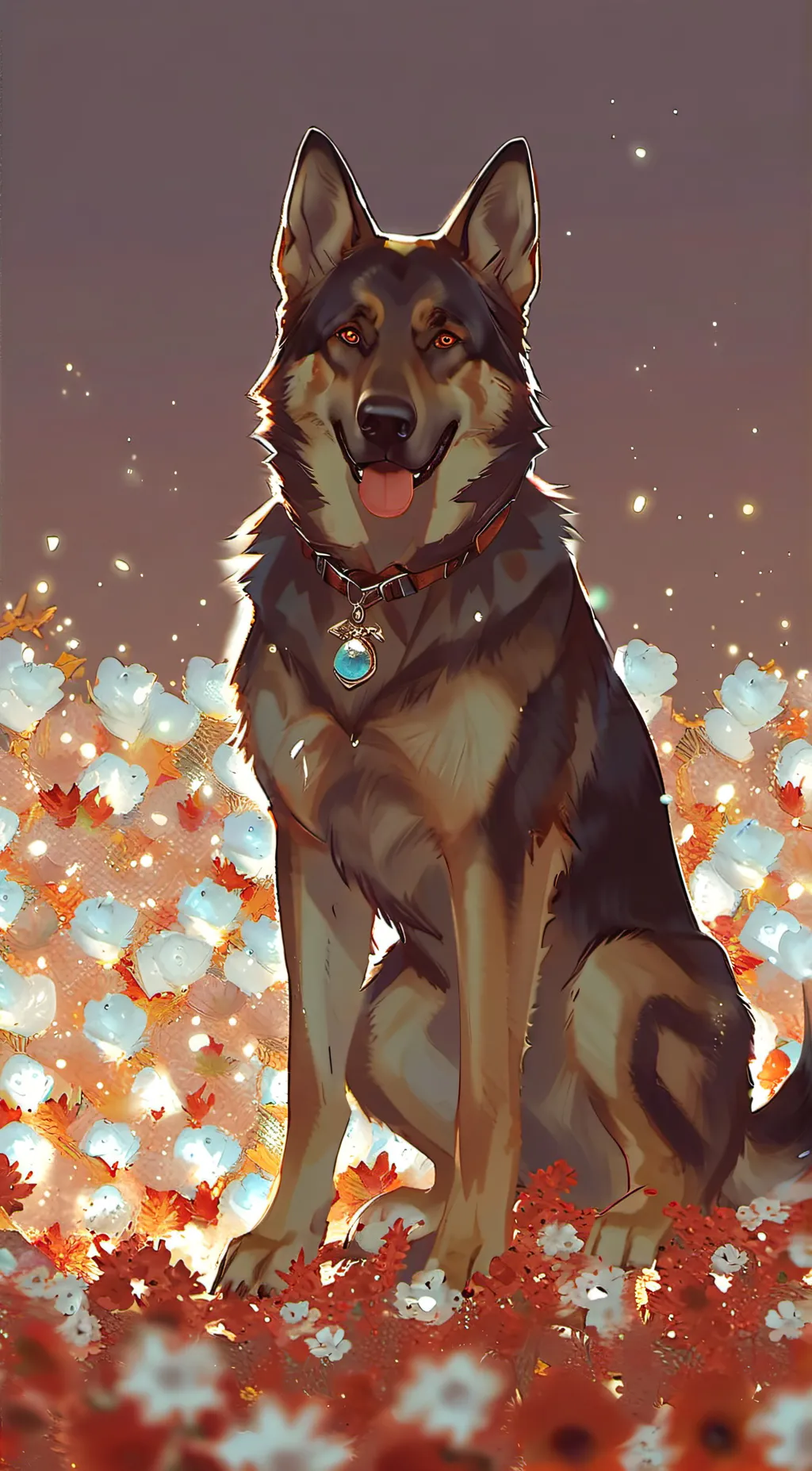 ai character: A dog background