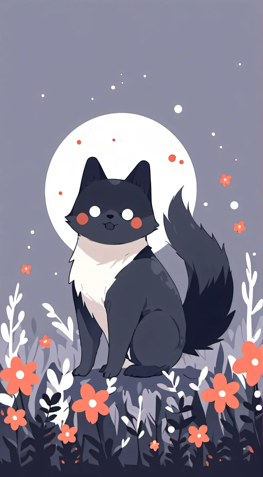 ai character: smilling crittersx background