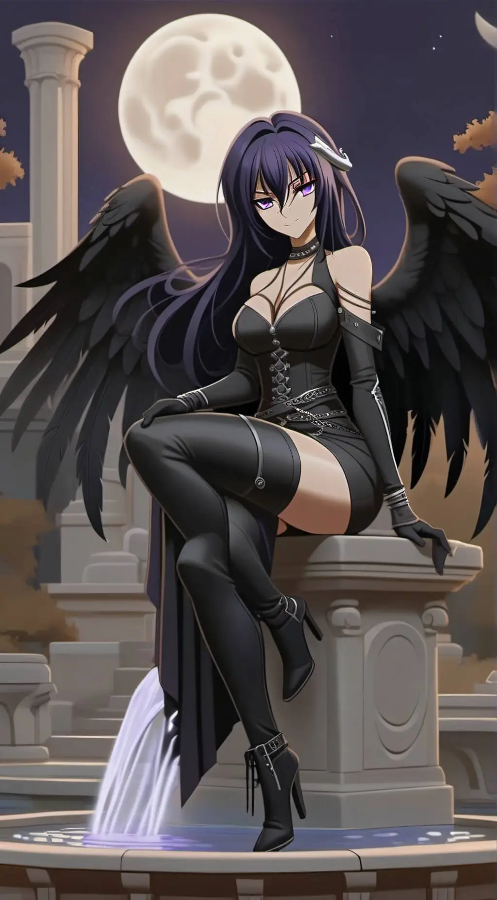 ai character: Raynare  background