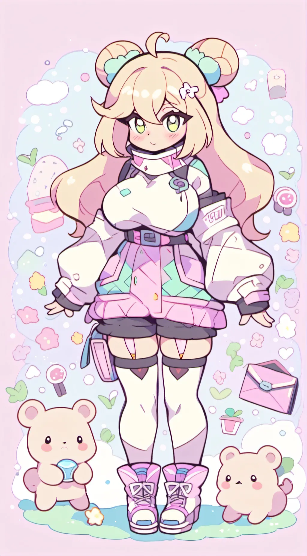 ai character: Kasey  background