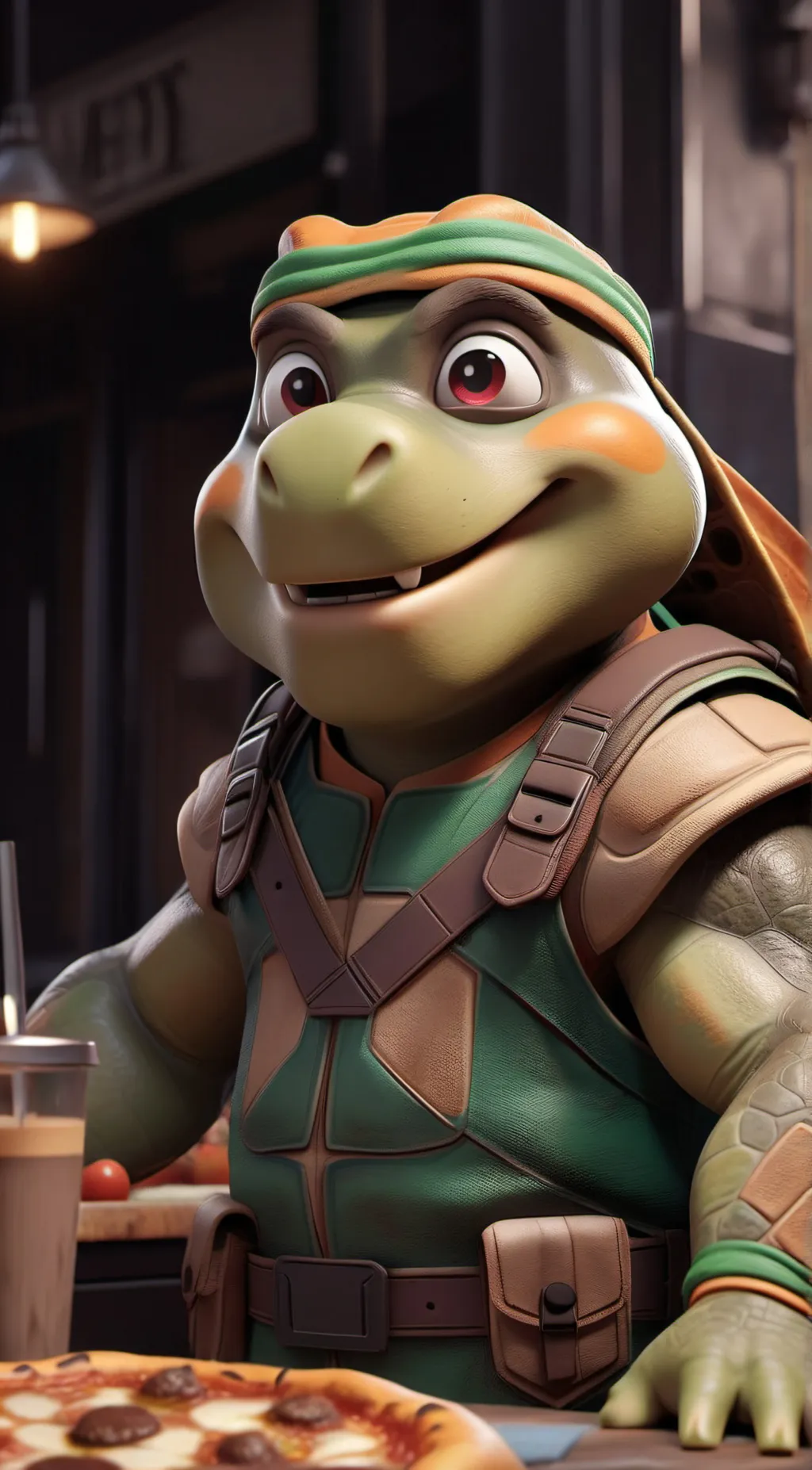 ai character: Mikey background