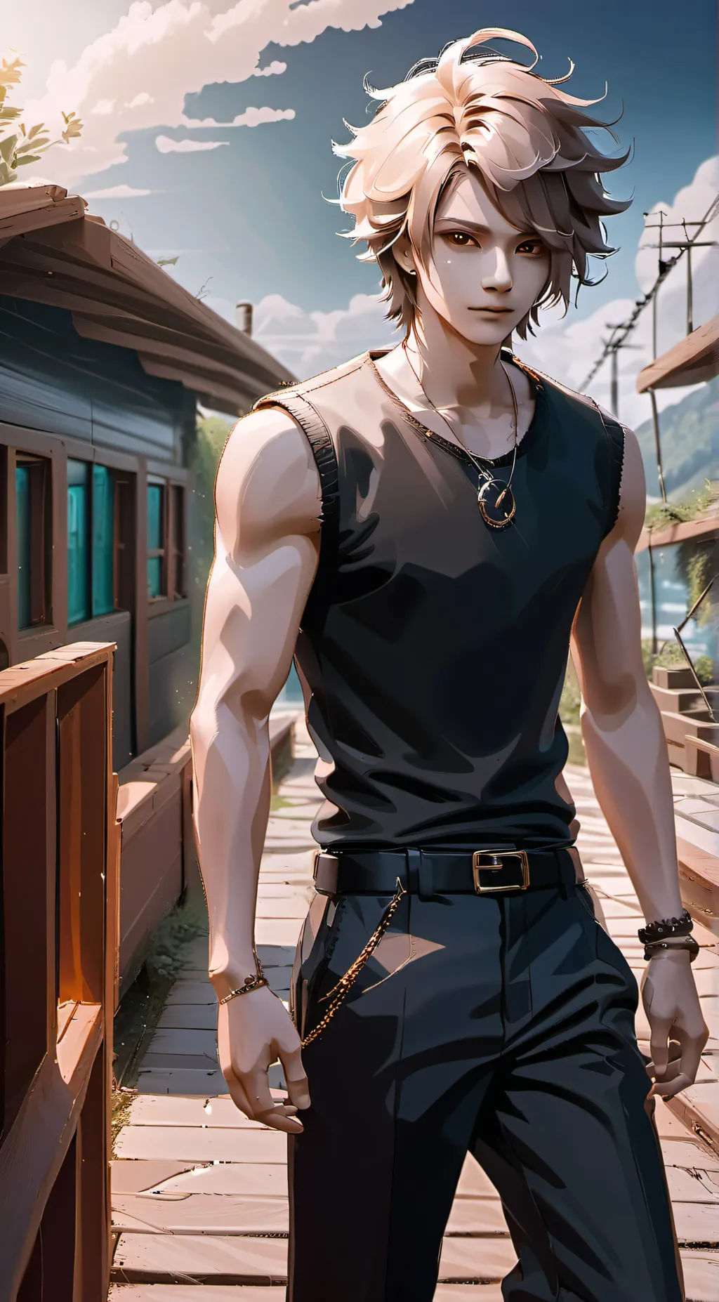 ai character: Nolan background