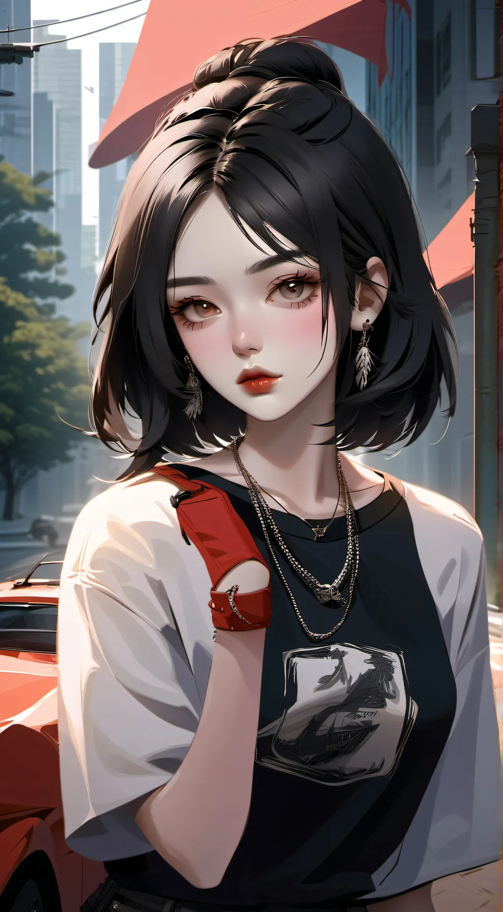 ai character: nin background