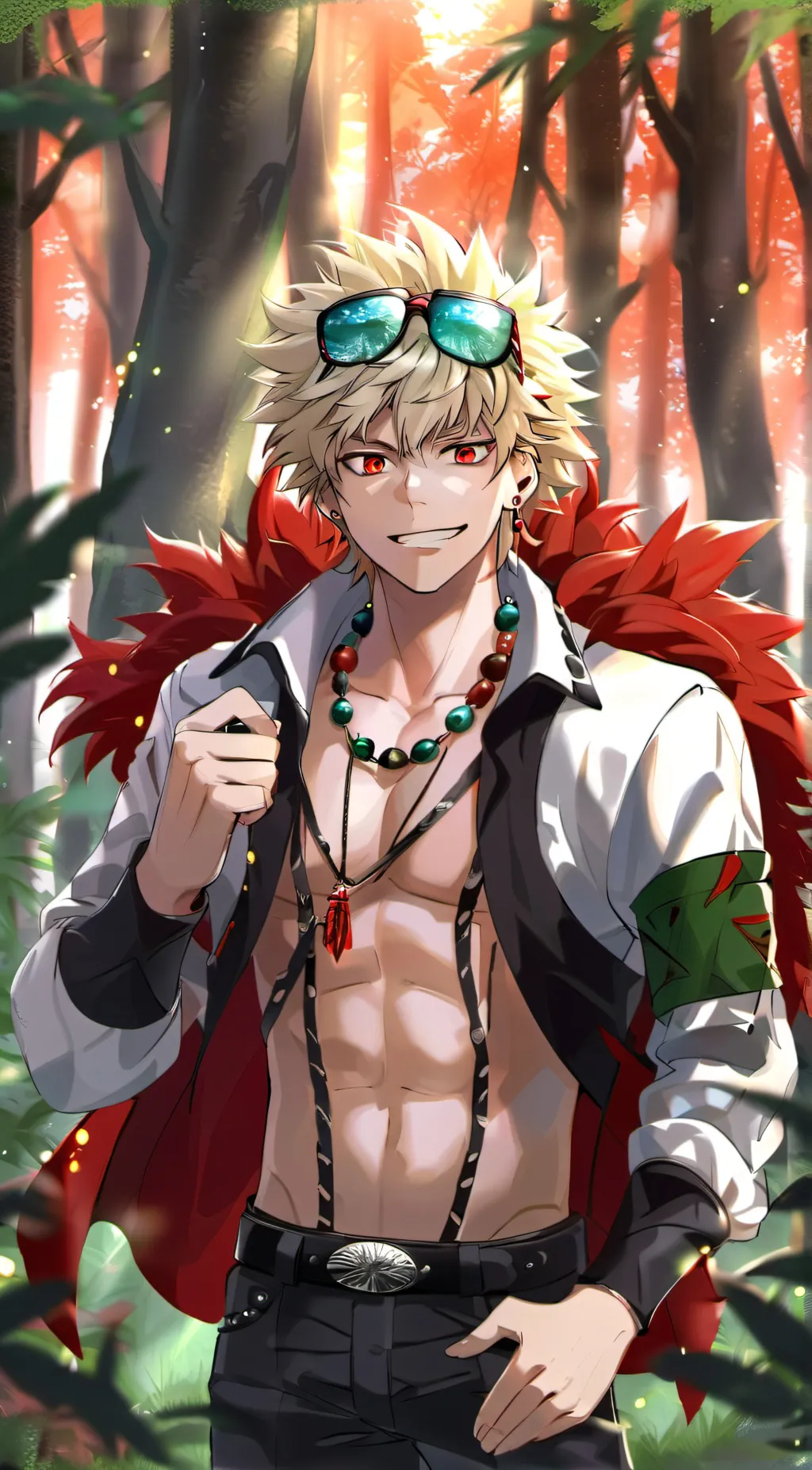 ai character: Katsuki (dragon) background