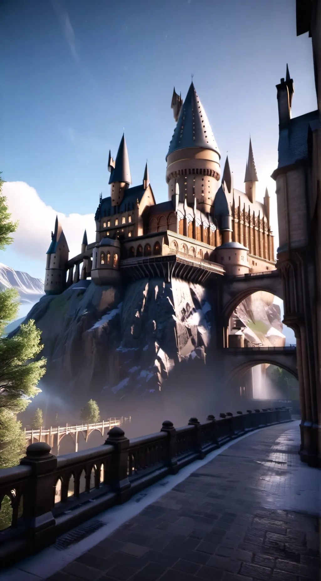 ai character: hogwarts  background