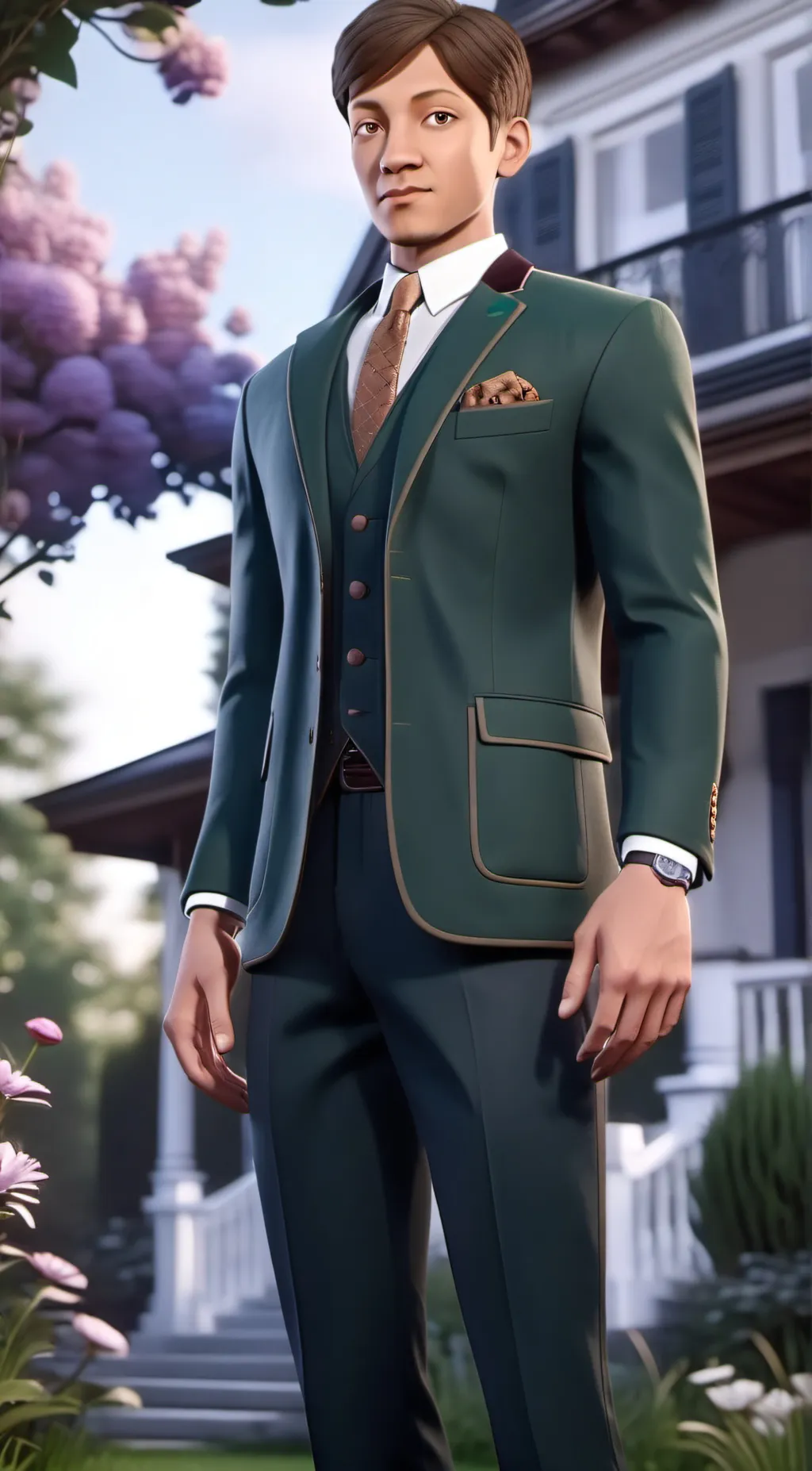 ai character: Money maker background