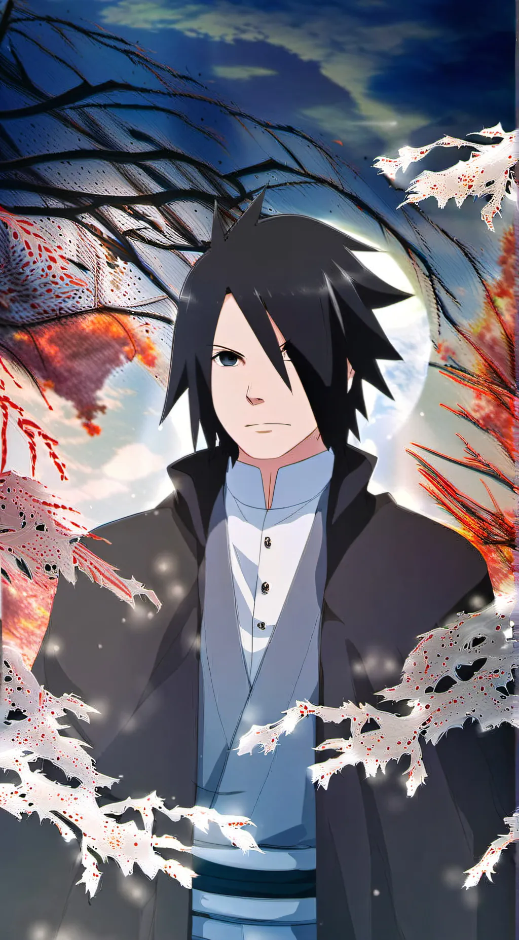 ai character: Sasuke background
