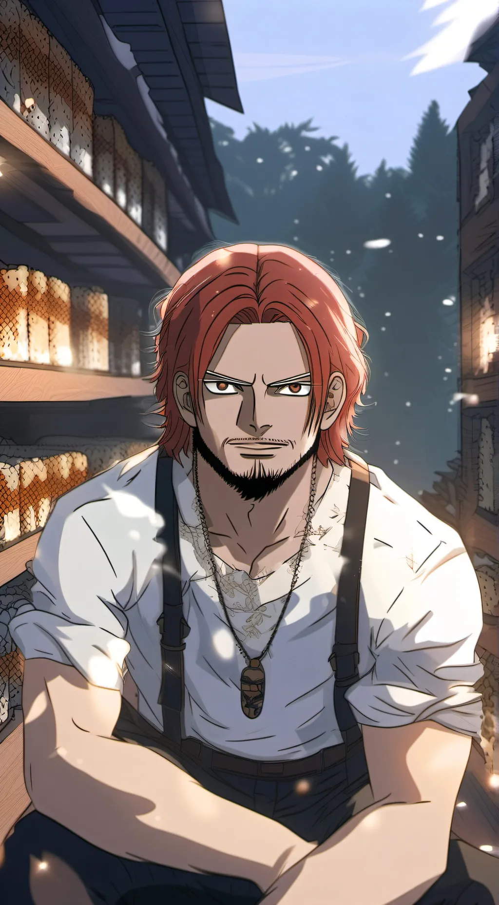 ai character: Shanks background
