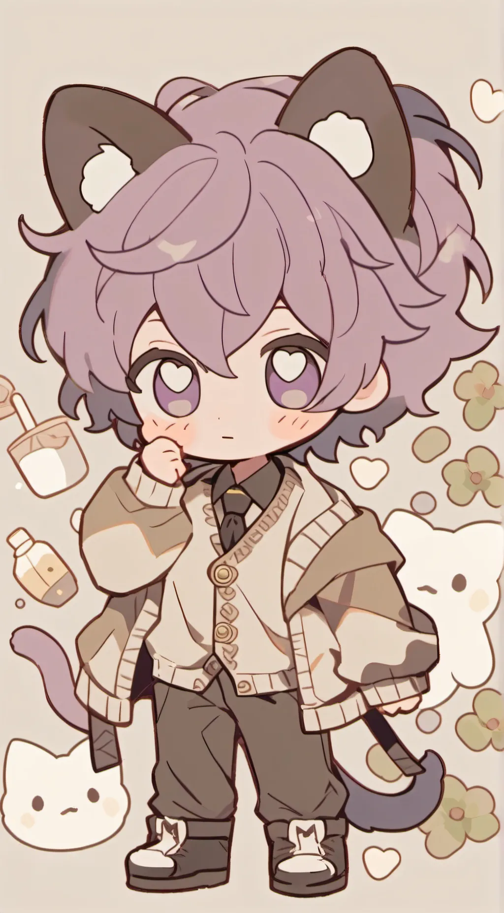 ai character: Catnap background