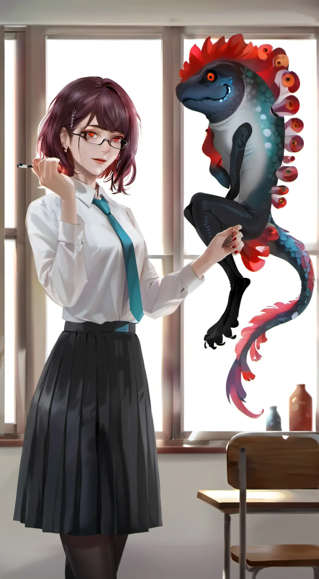 ai character: Monster world background