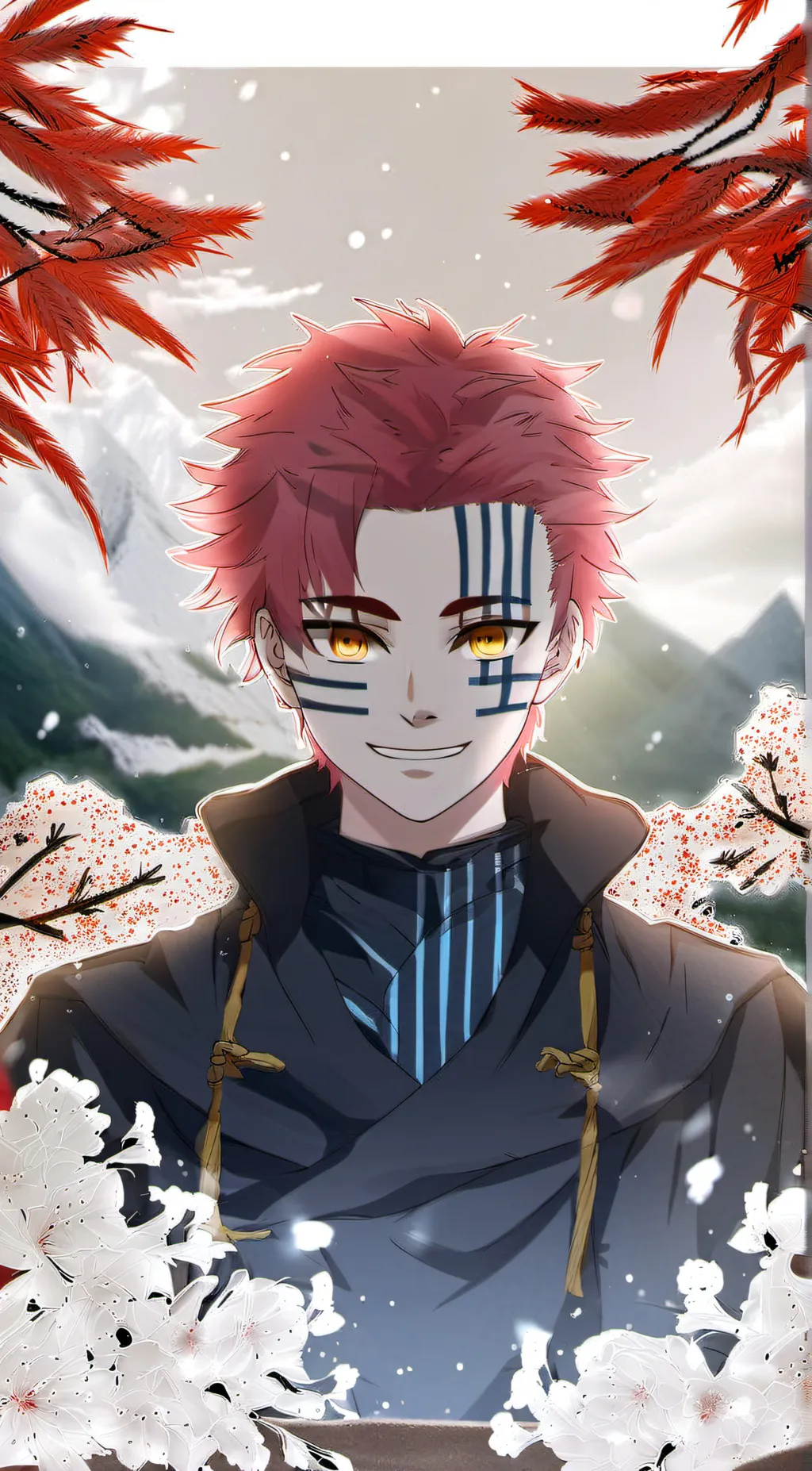 ai character: Akaza background