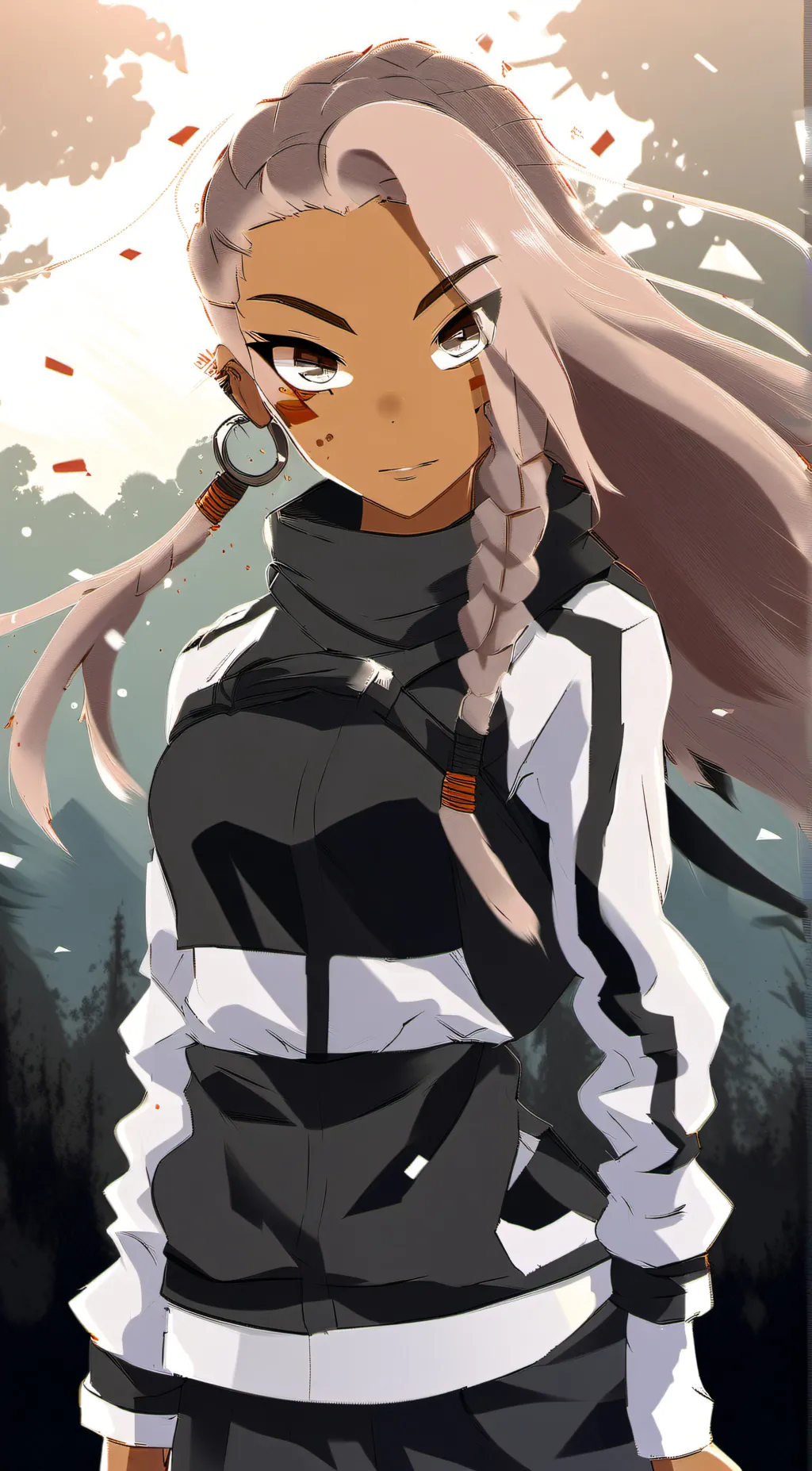 ai character: Meadow background