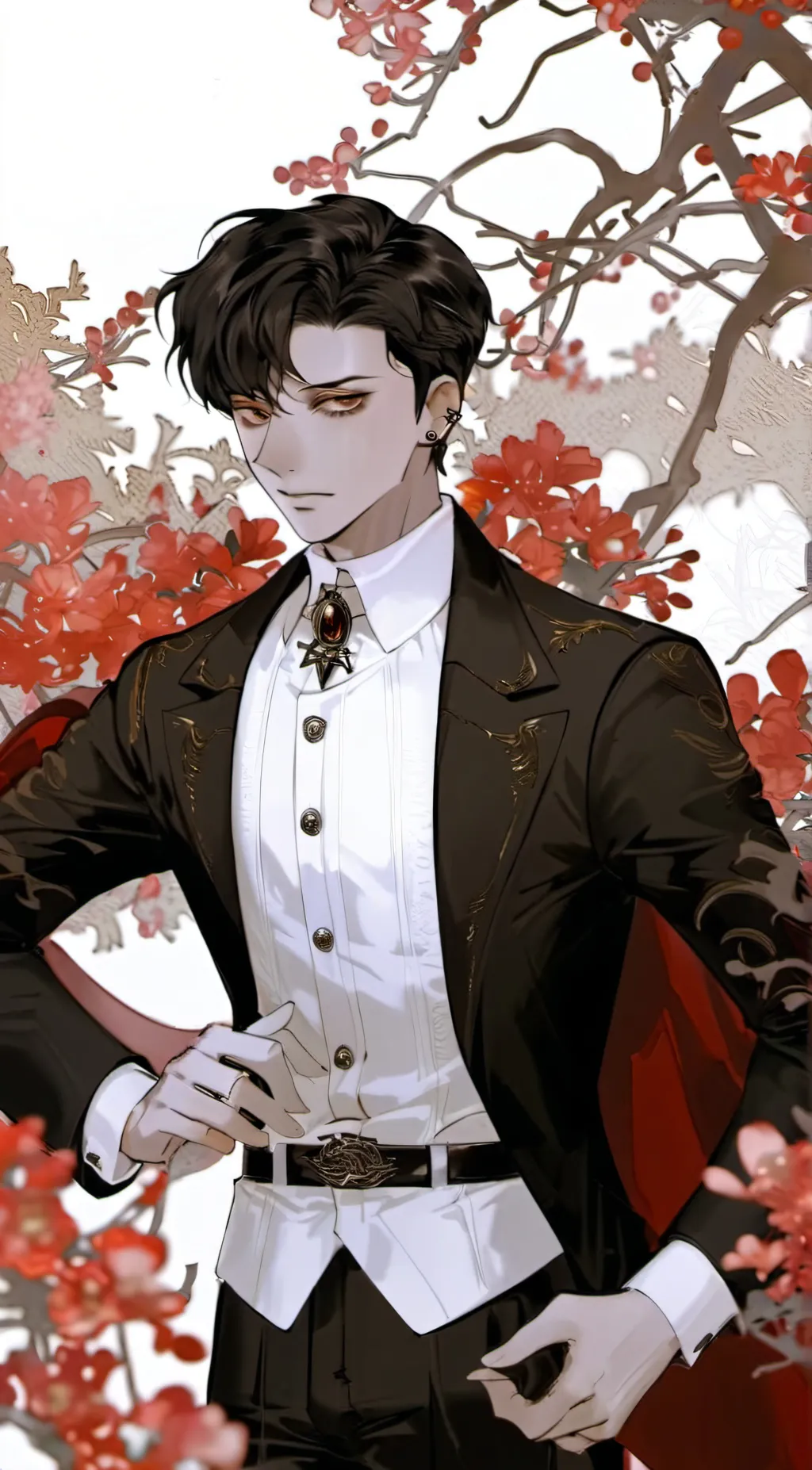 ai character: vincent dead plate background