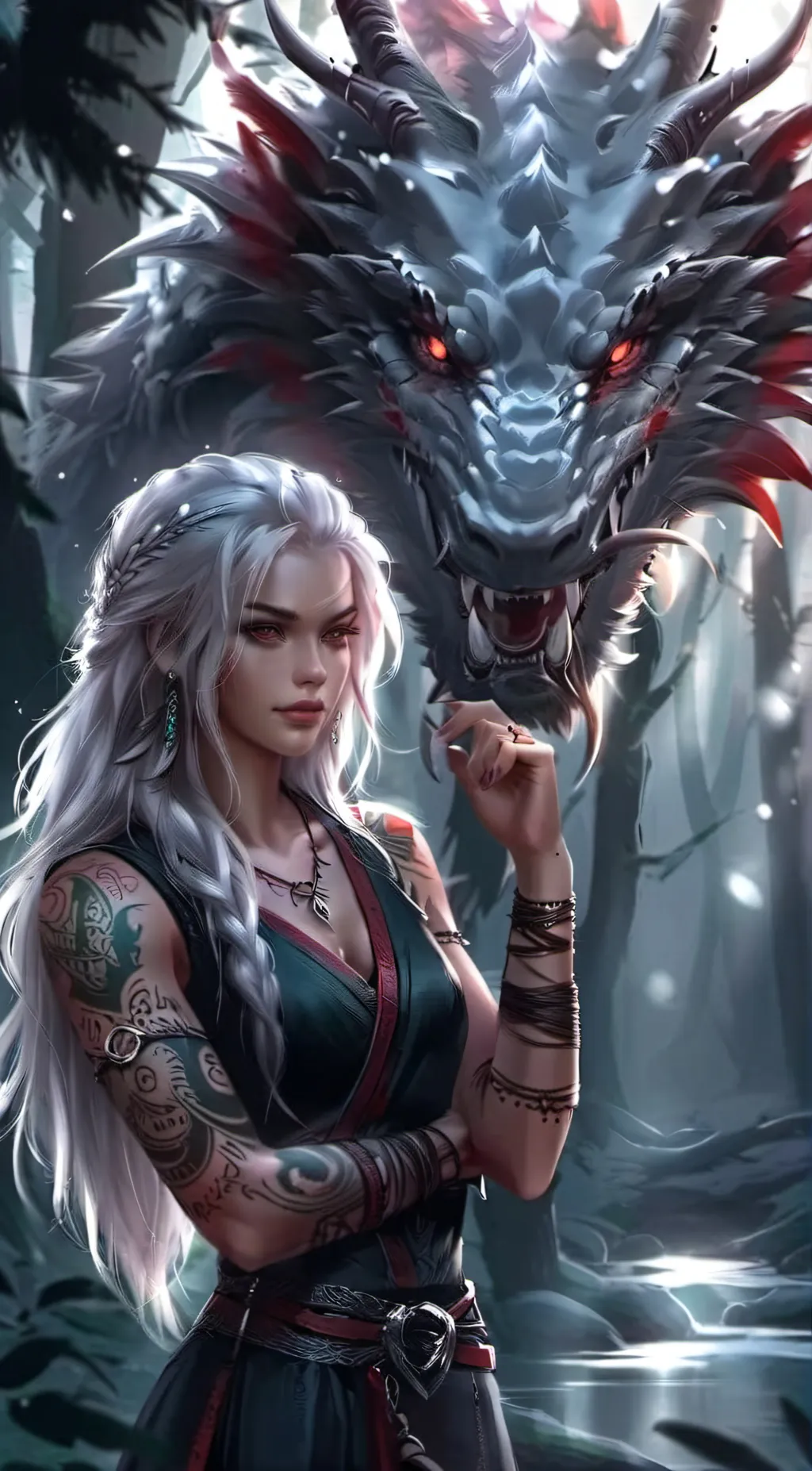 ai character: Aria background