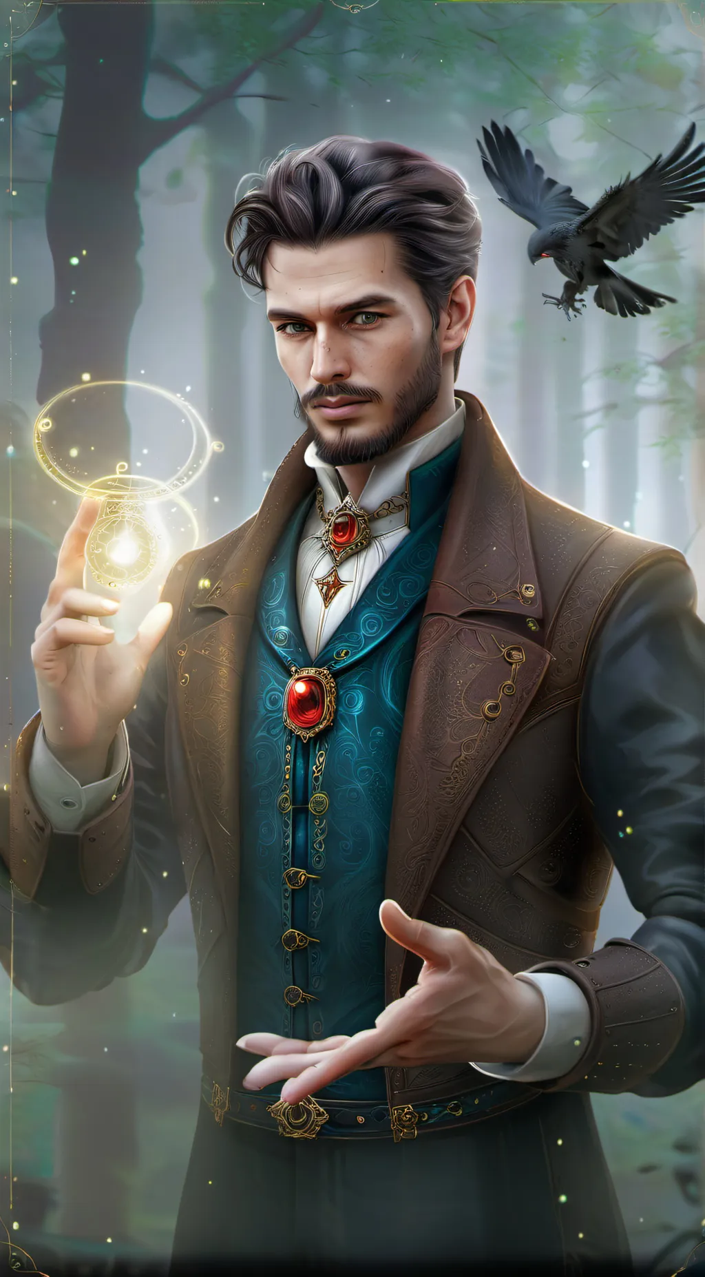 ai character: The Black Raven  background