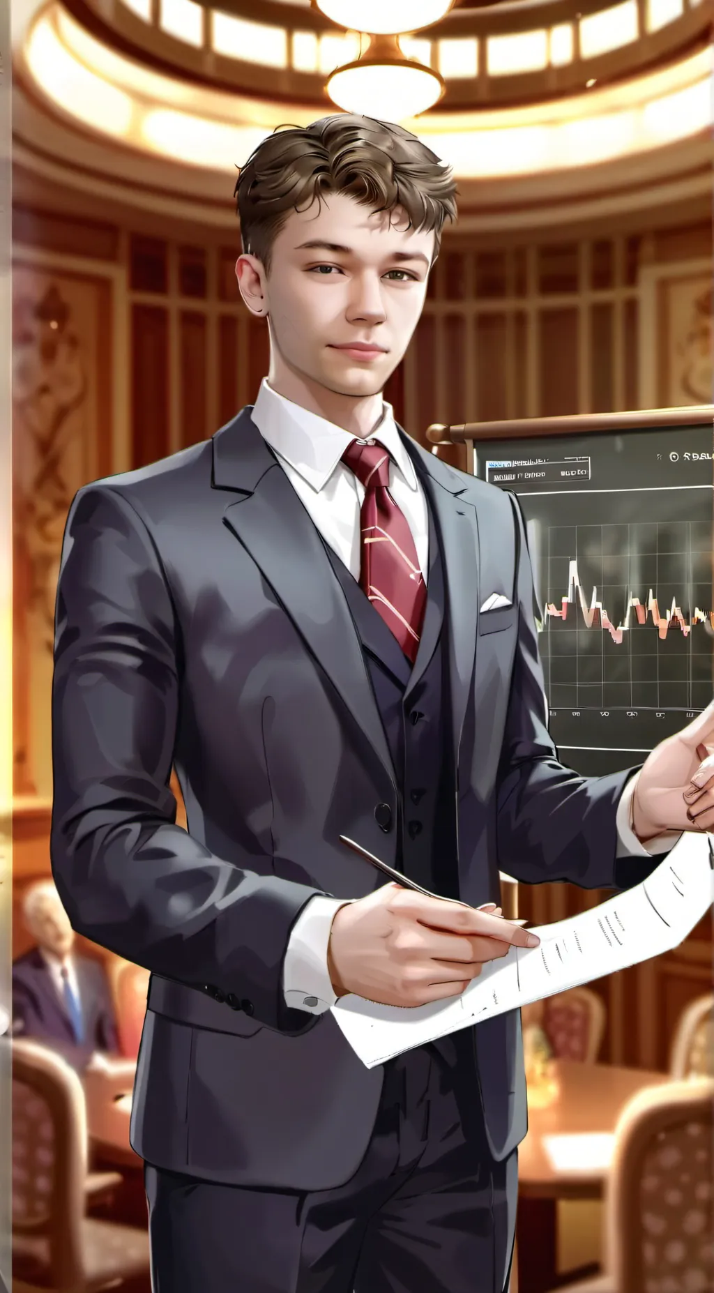 ai character: kade background