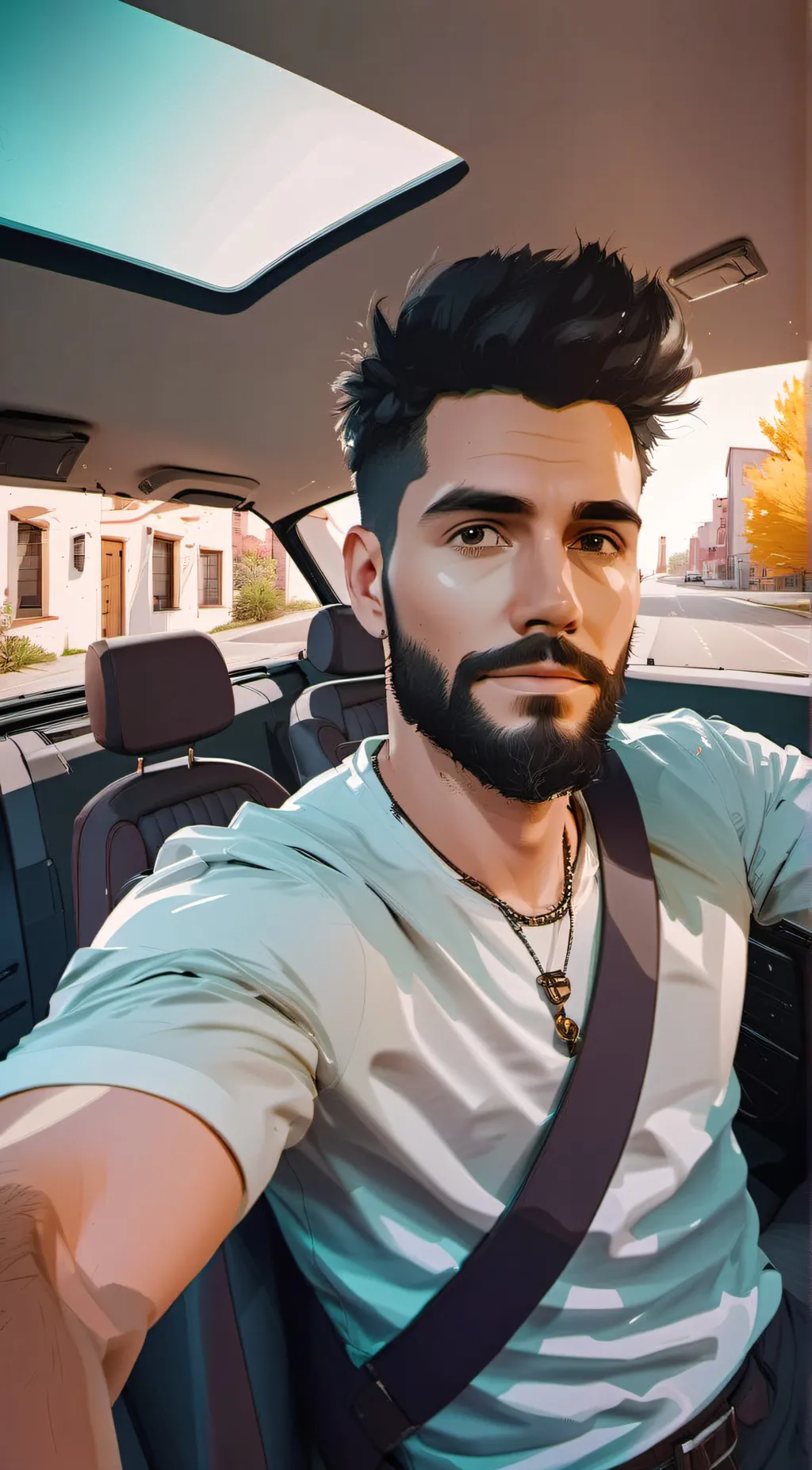 ai character: Mikkel Colding background