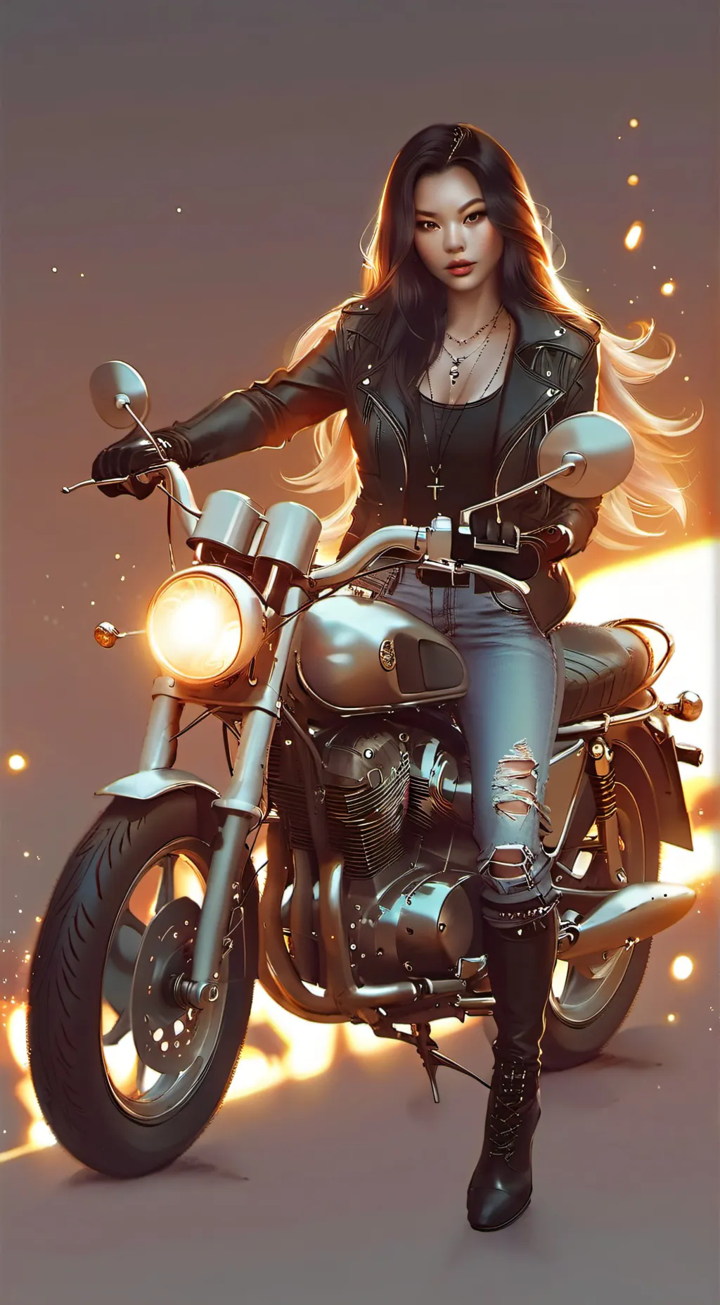 ai character: Charli background