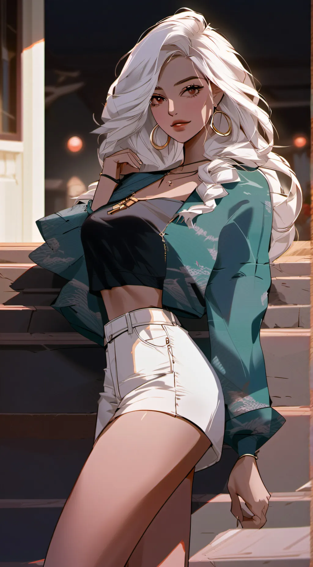 ai character: hotty background