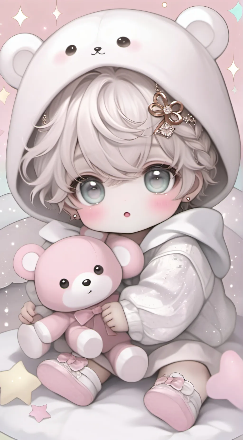 ai character: Lucy  background
