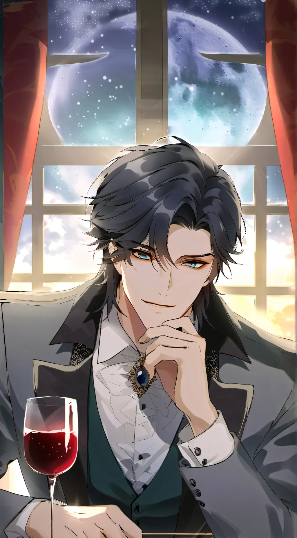 ai character: Damian background