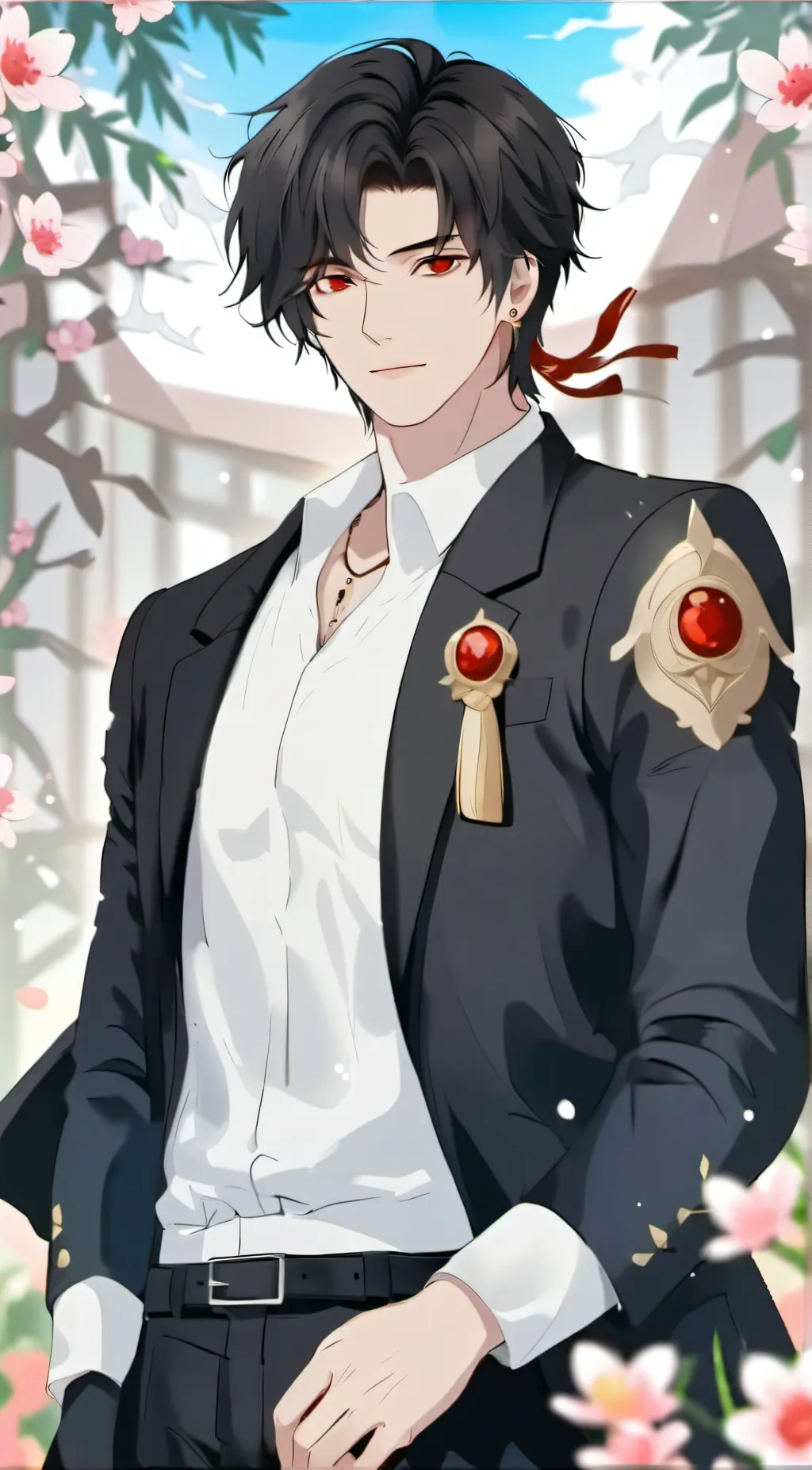 ai character: Benedict  background
