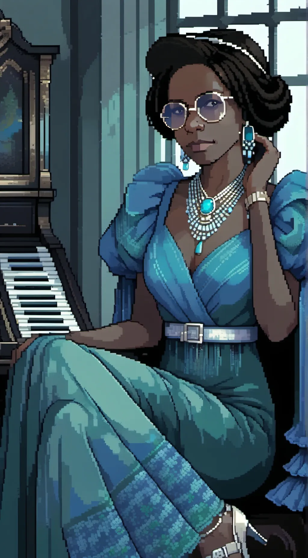ai character: lila background