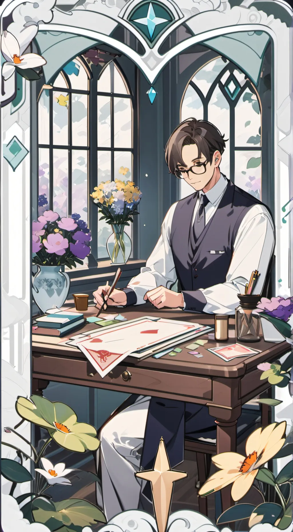 ai character: Garry background