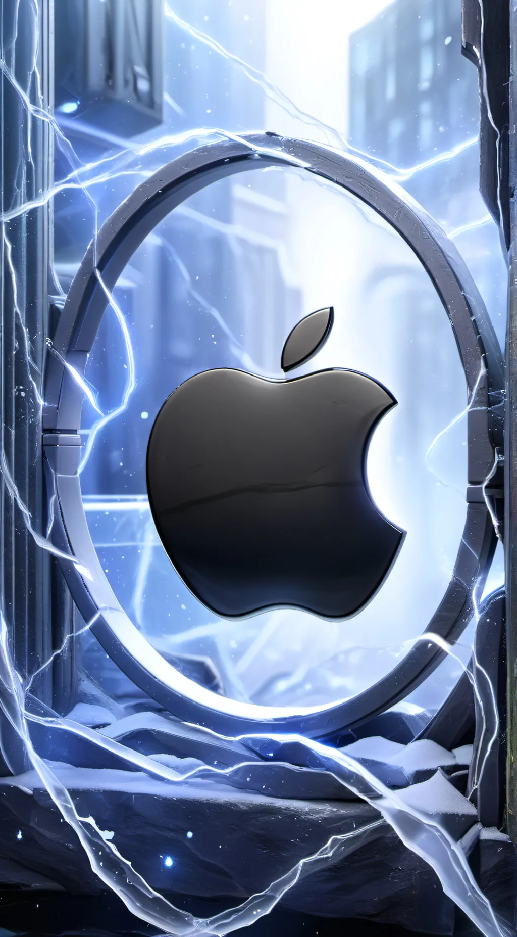ai character: Apple background