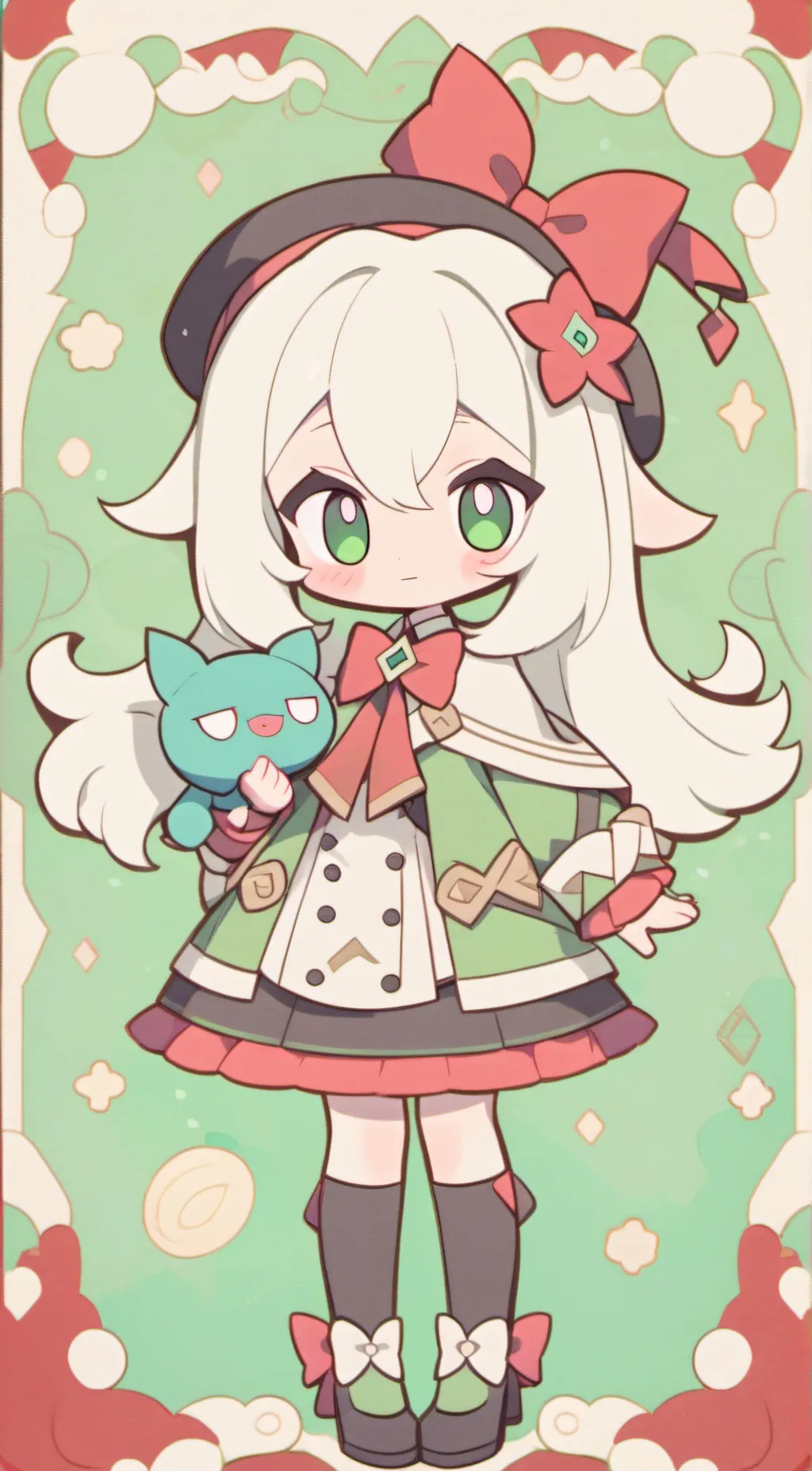 ai character: Violey background