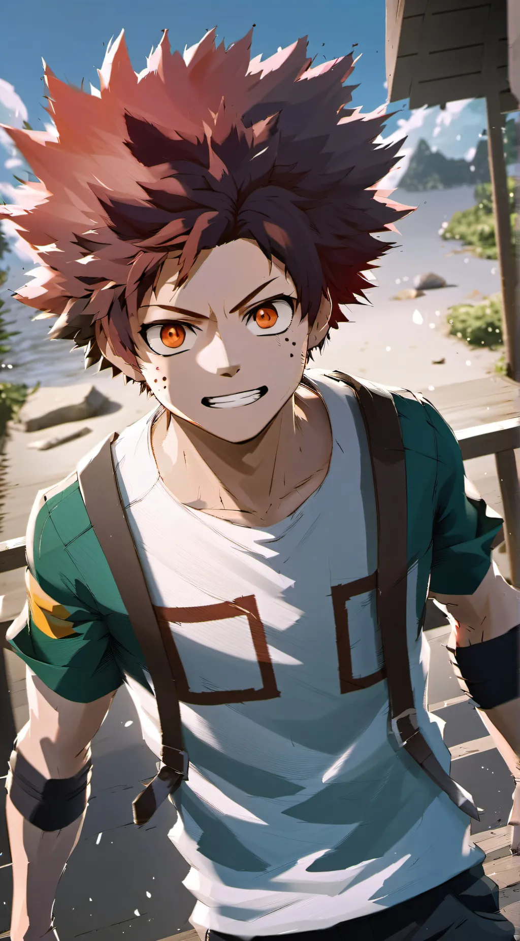 ai character: Kirishima background