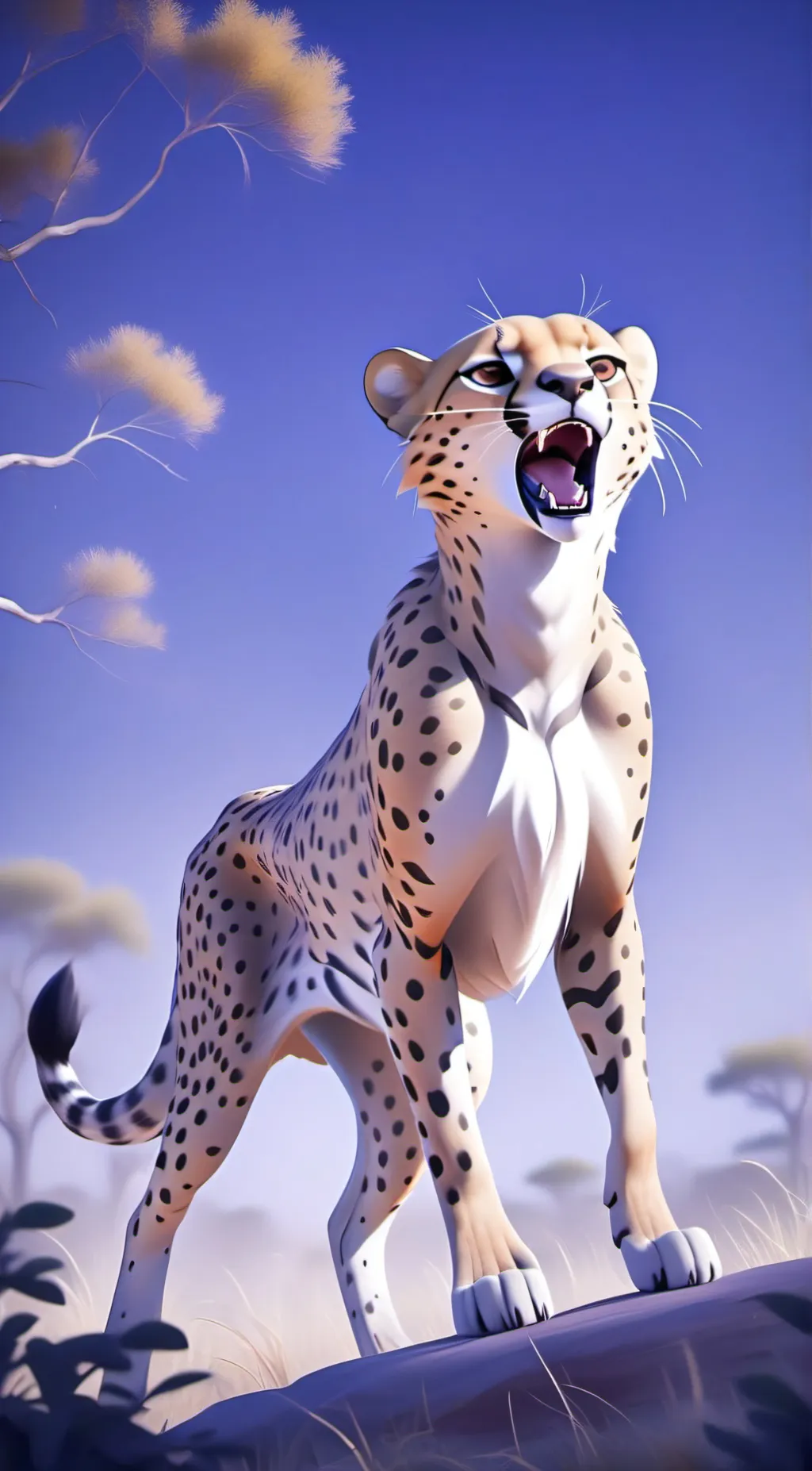 ai character: Cheetah (Vore) background
