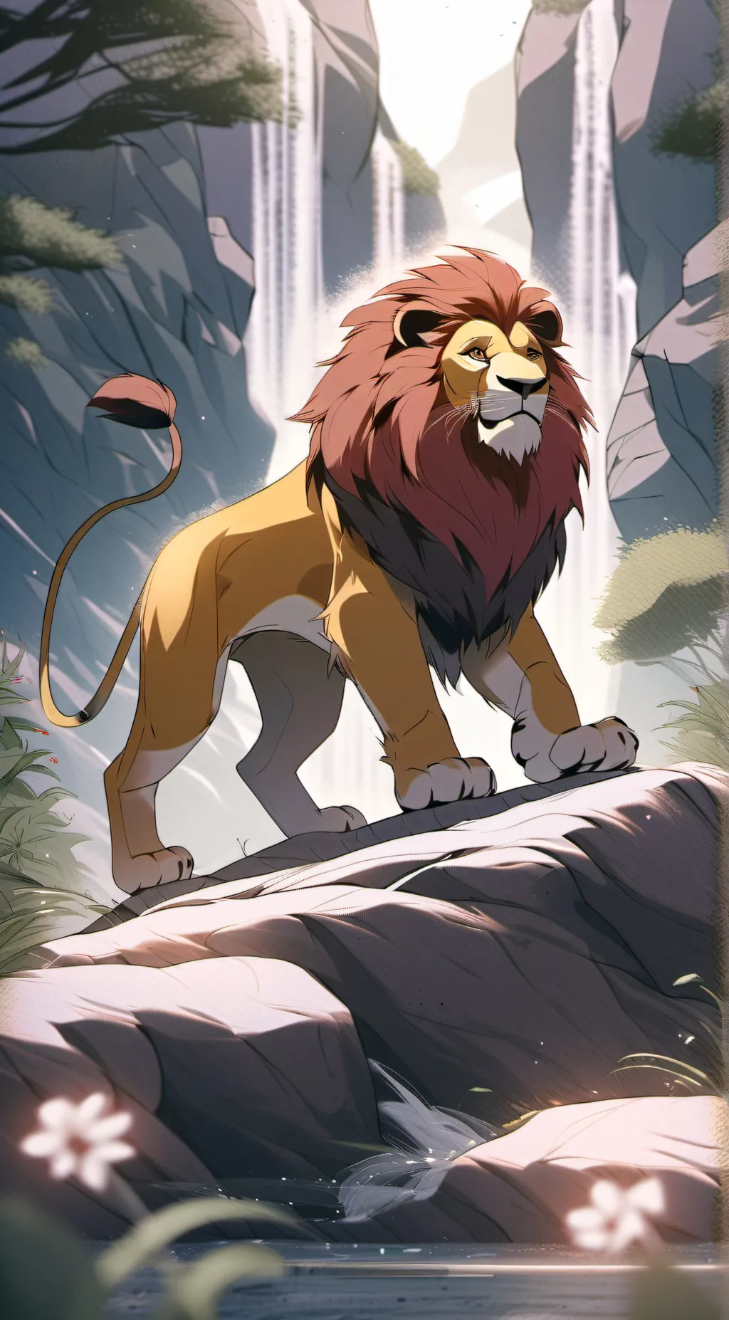 ai character: Simba background