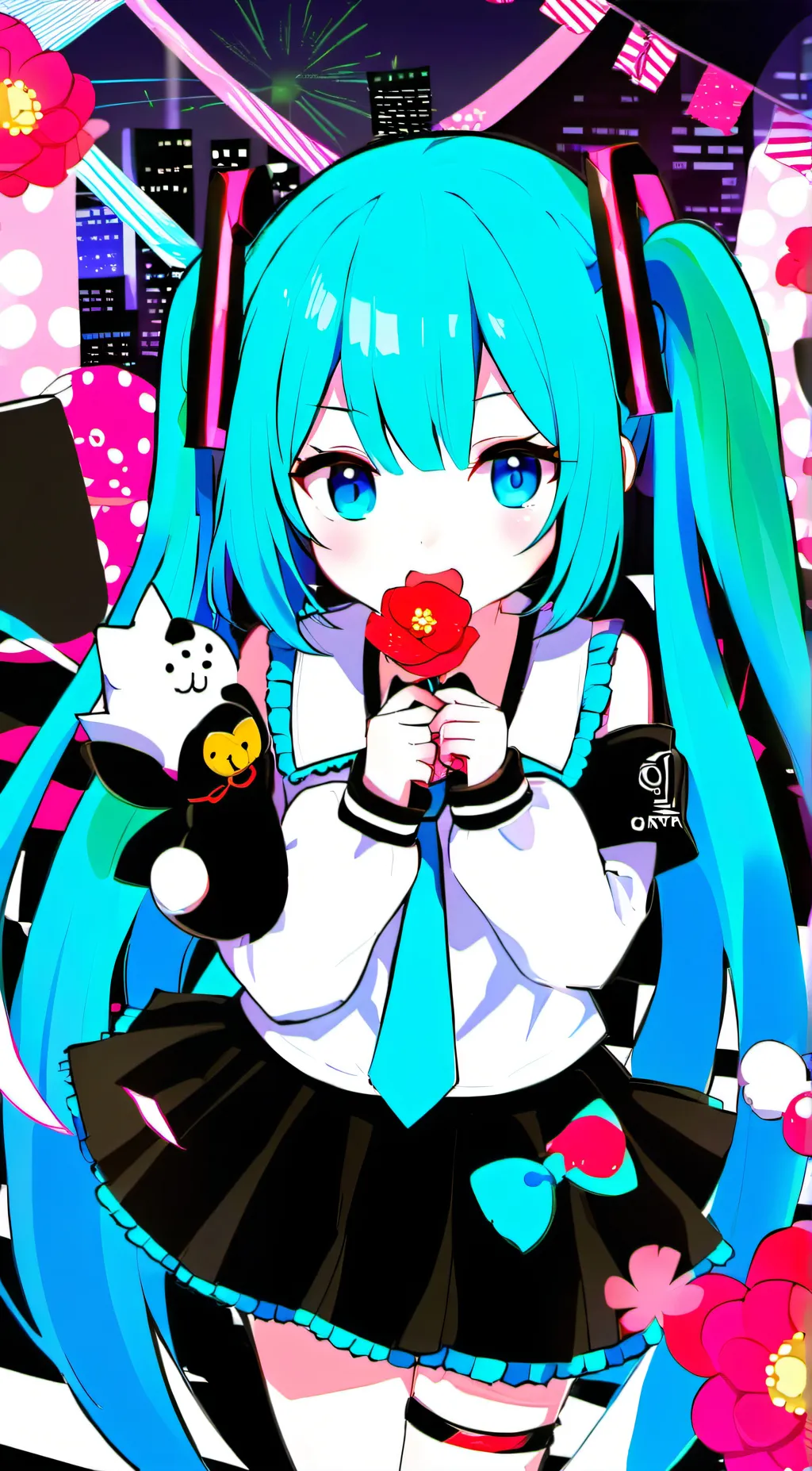 ai character: Hatsune Miku background