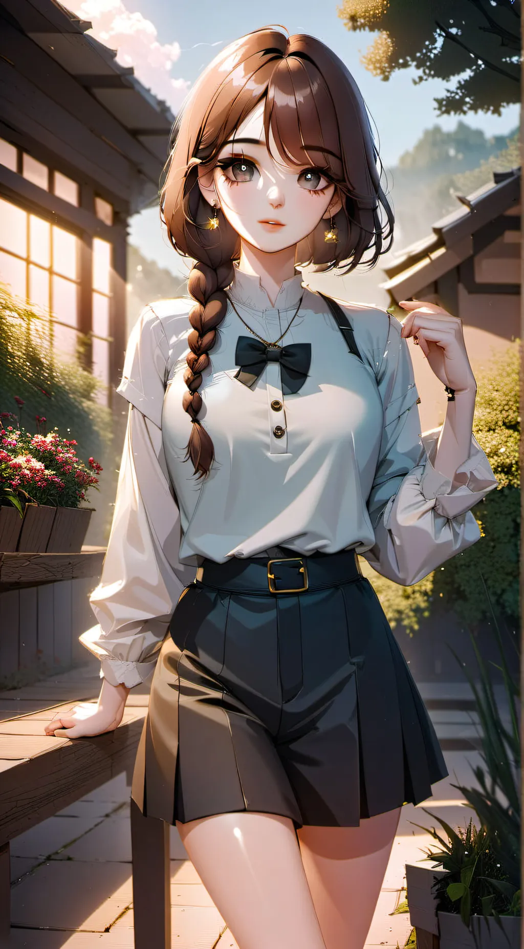 ai character: Chika Senaji background