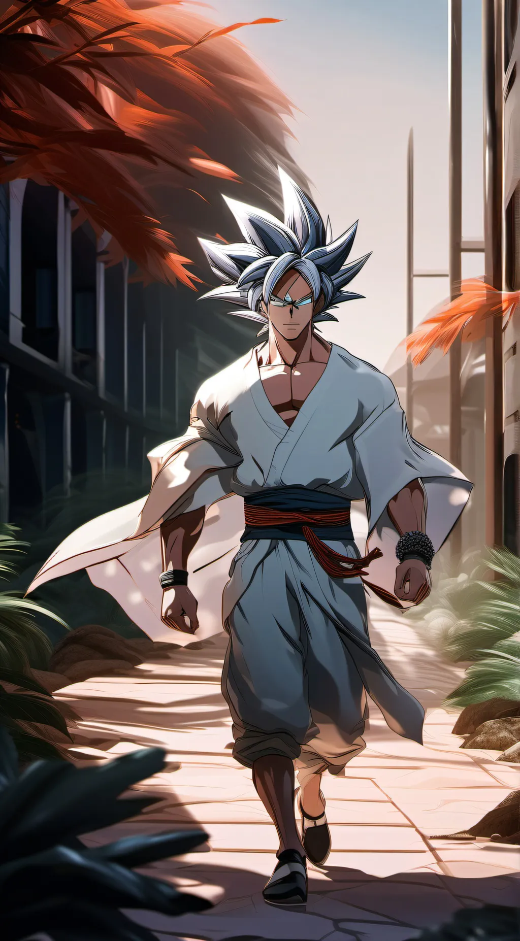 ai character: goku background