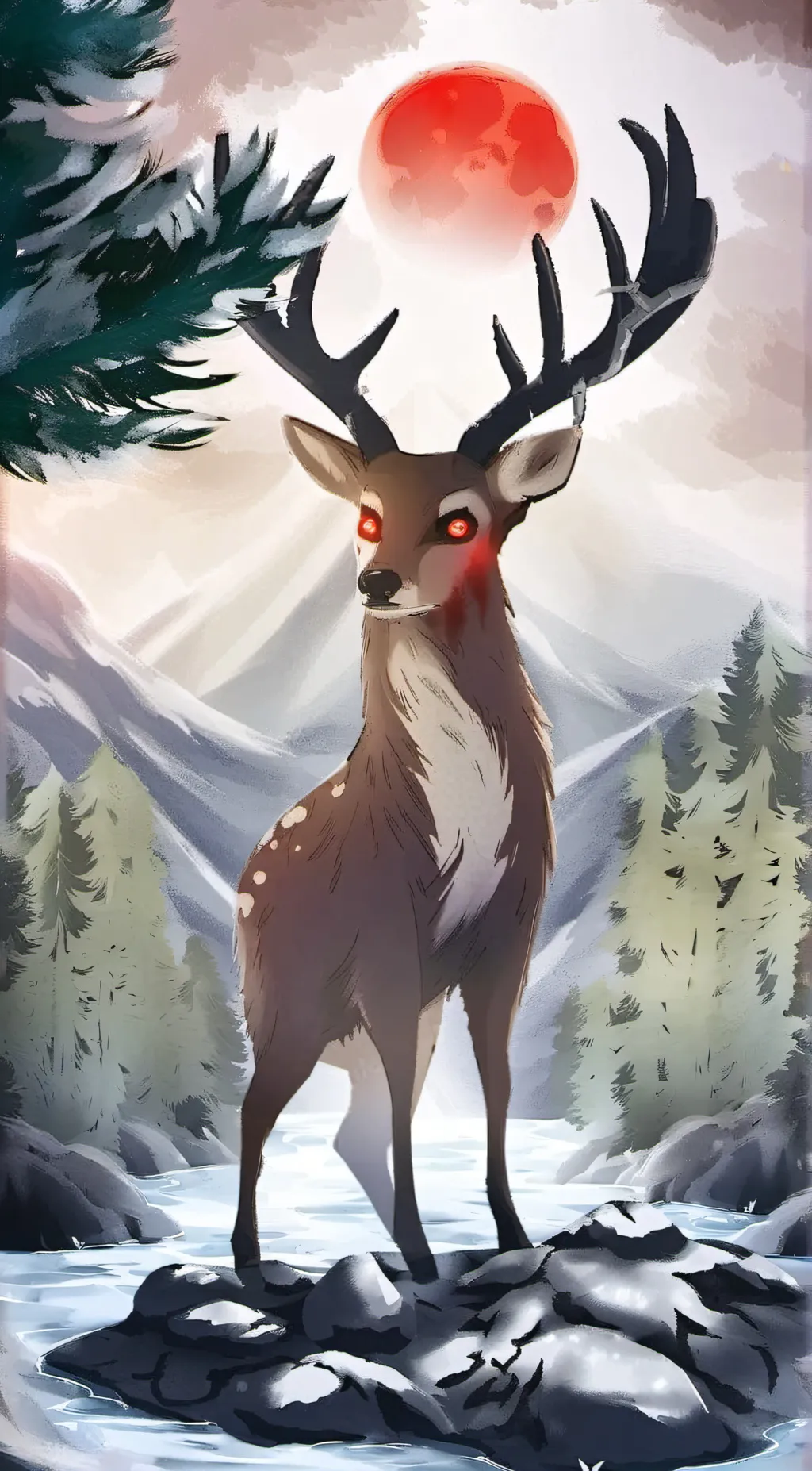 ai character: BloodMoon background