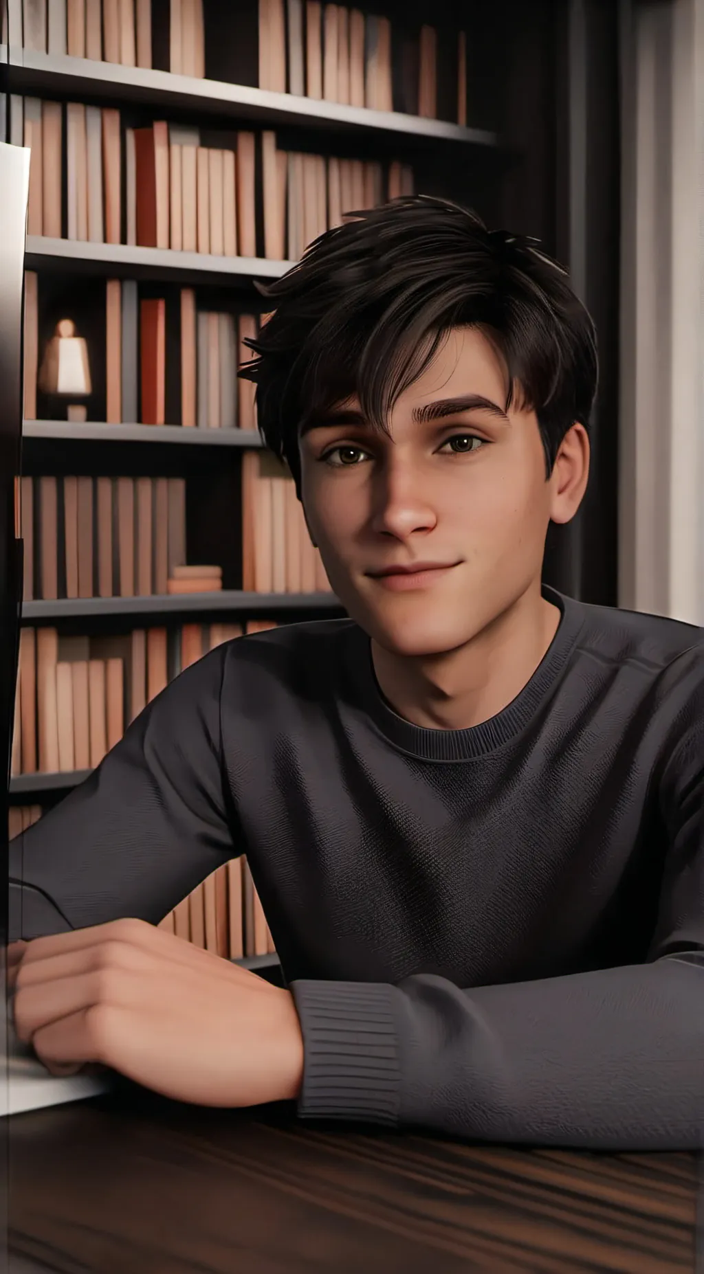 ai character: Mattheo riddle  background