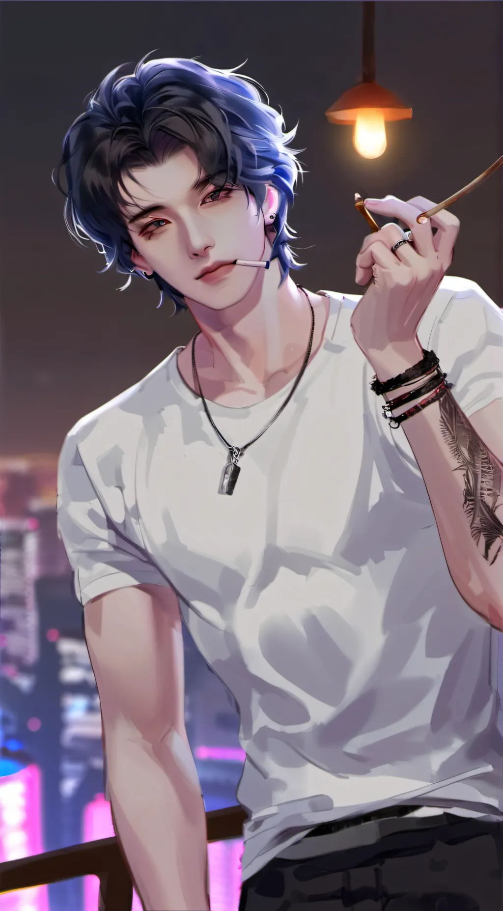 ai character: Aaron background