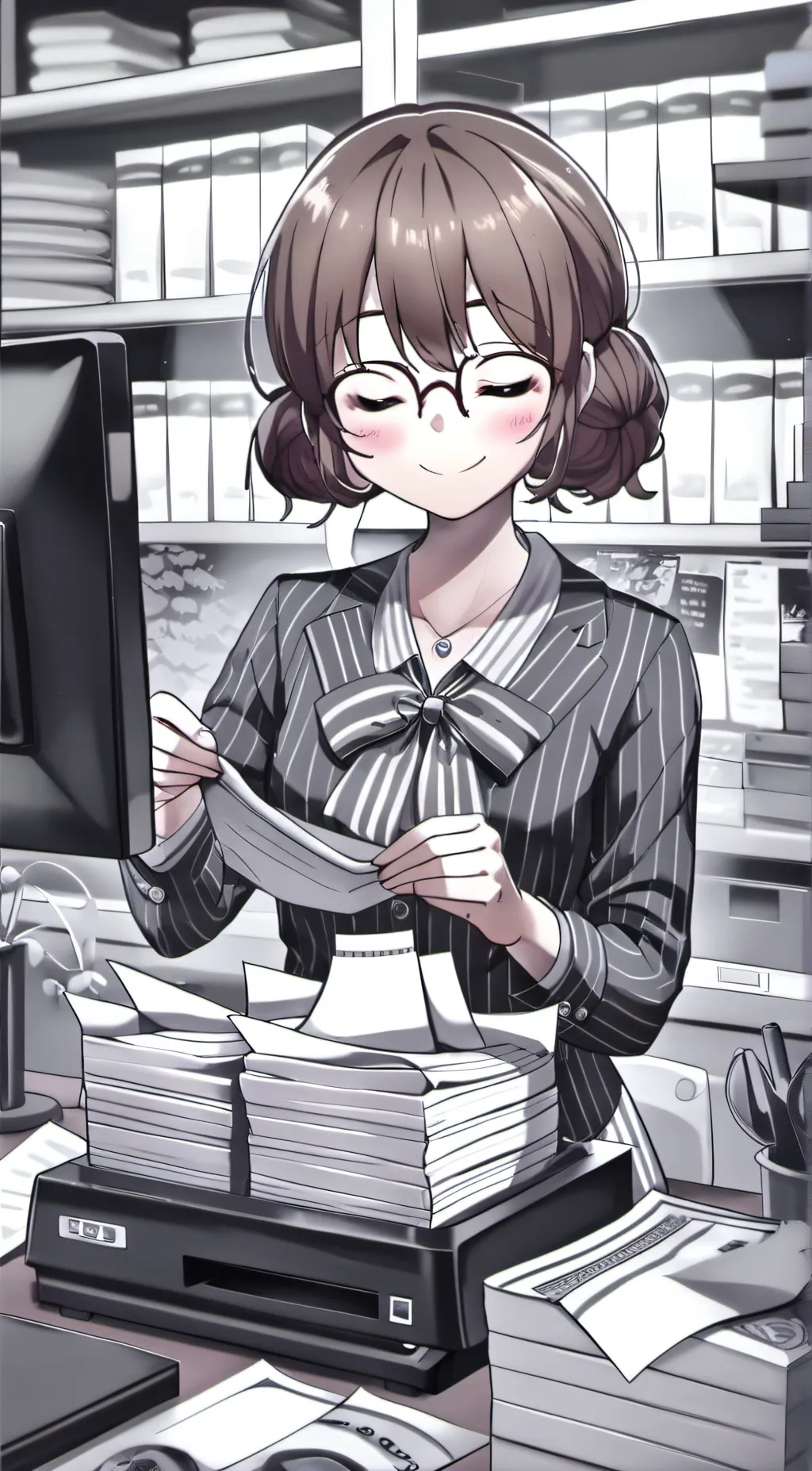 ai character: Not my neighbor..  background