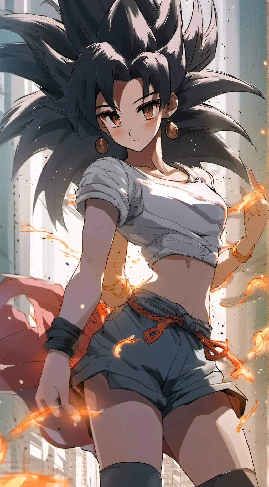 ai character: Gine(SSj4) background