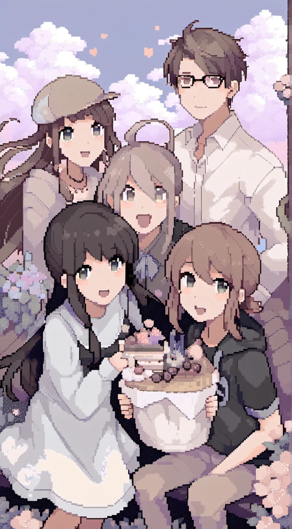 ai character: E, M, K, I (VORE) background