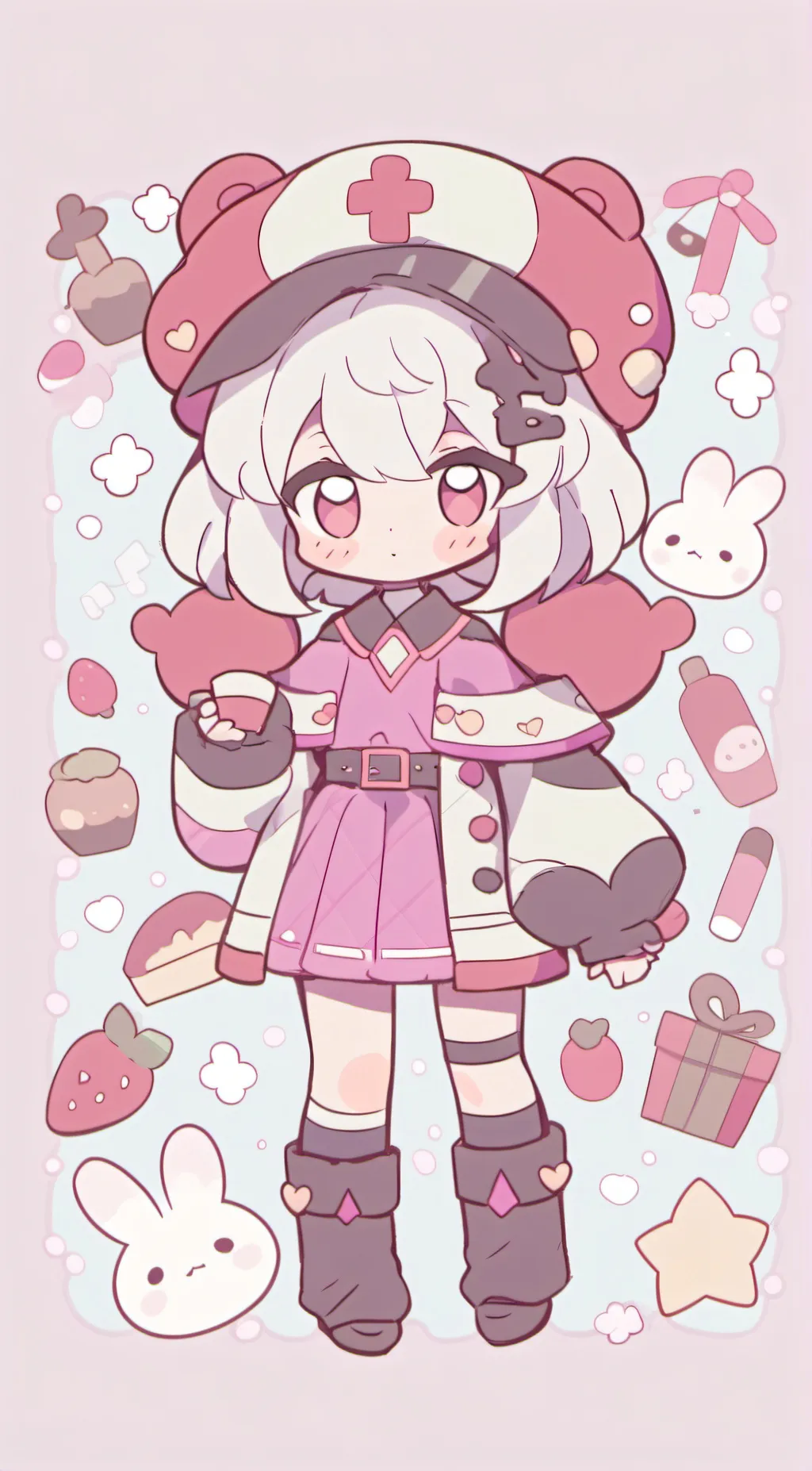 ai character: 🍙Lightberry🍡 background