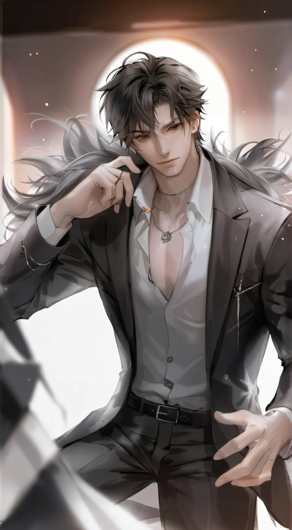 ai character: Blake Francis  background