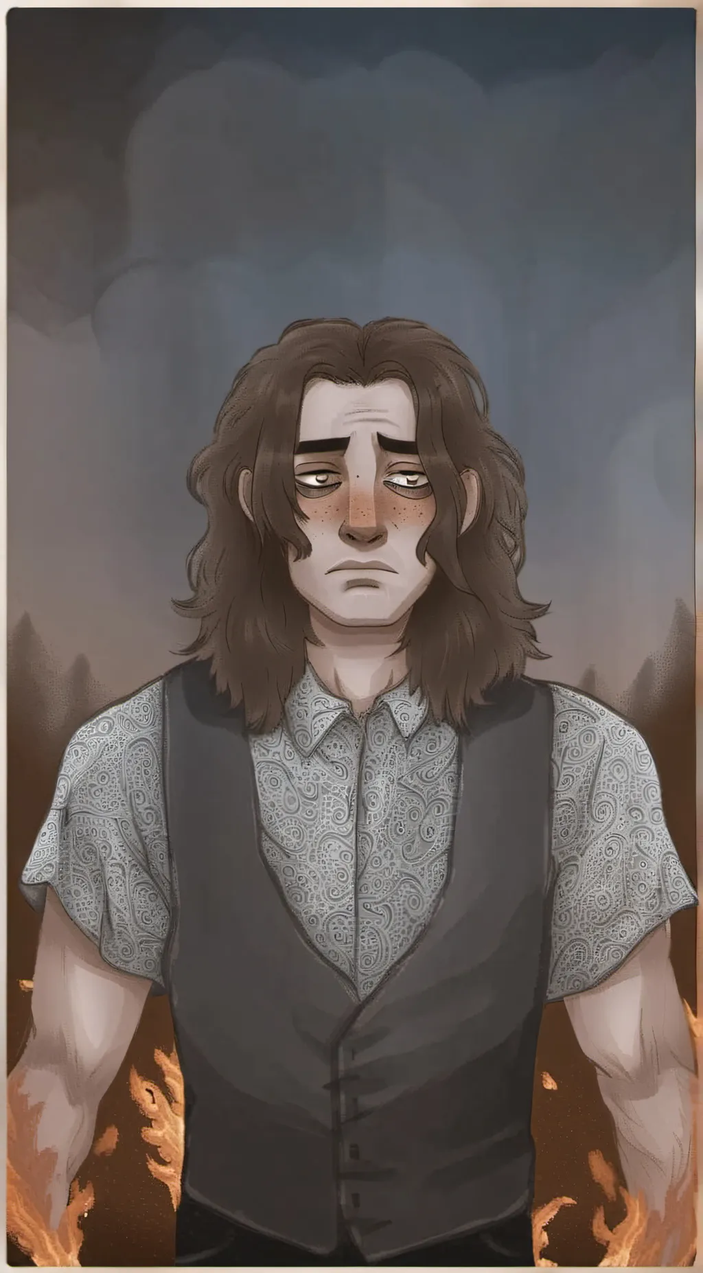 ai character: Larry background