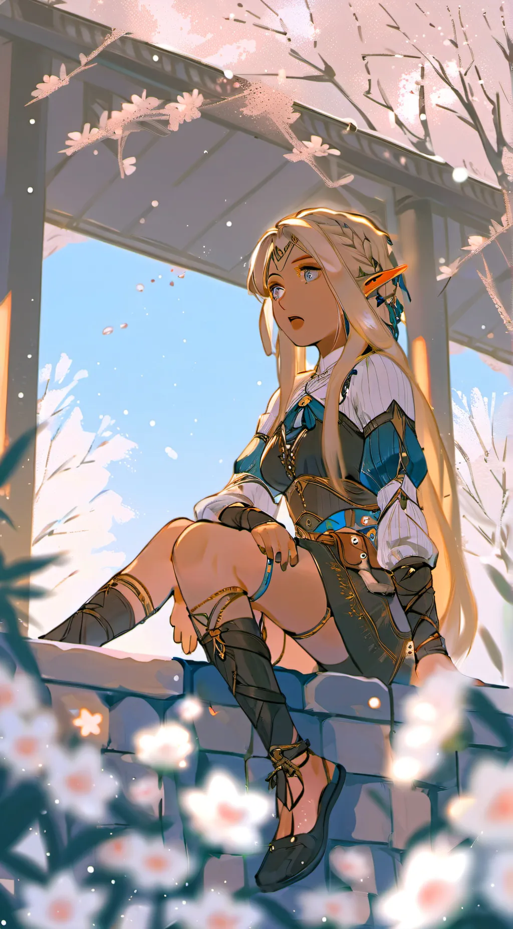 ai character: Elf Sammie background