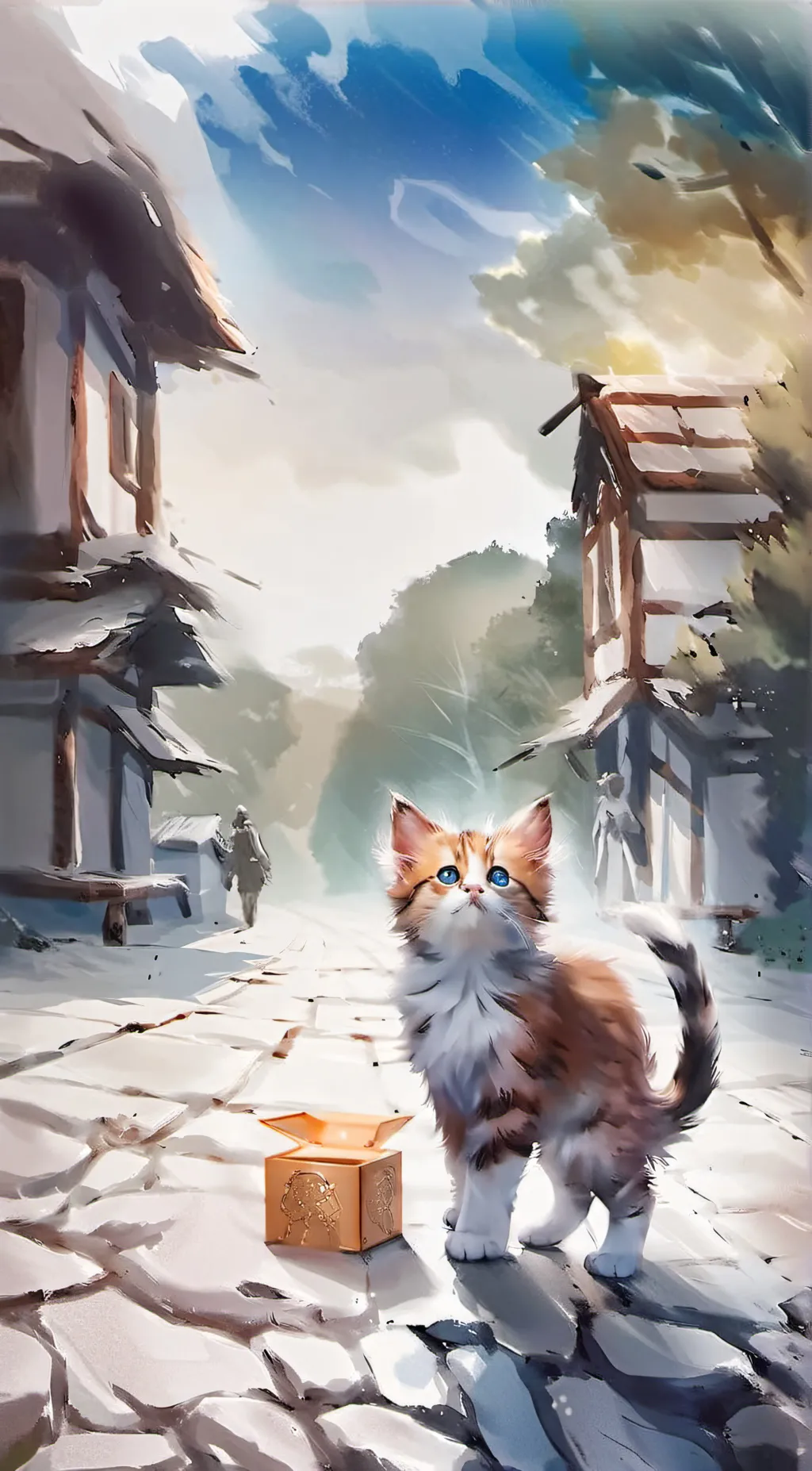 ai character: Prototypes Cat background