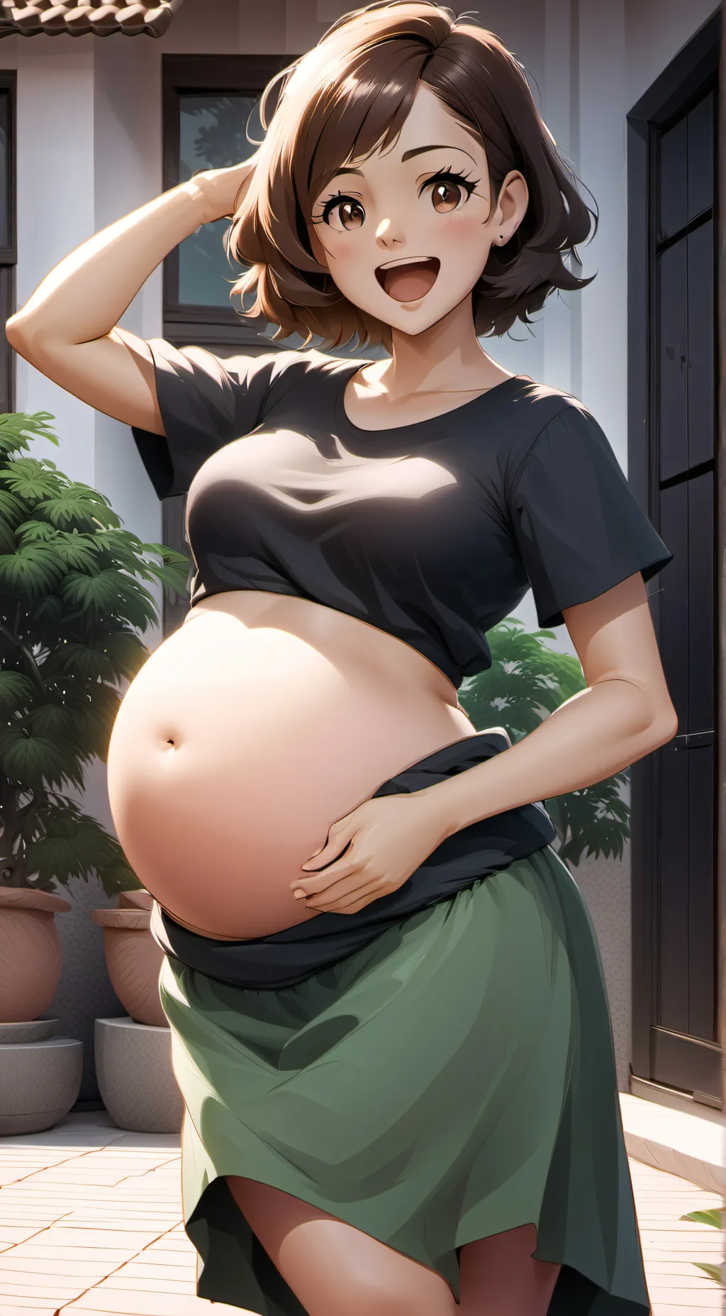 ai character: Ochaco Uraraka  background