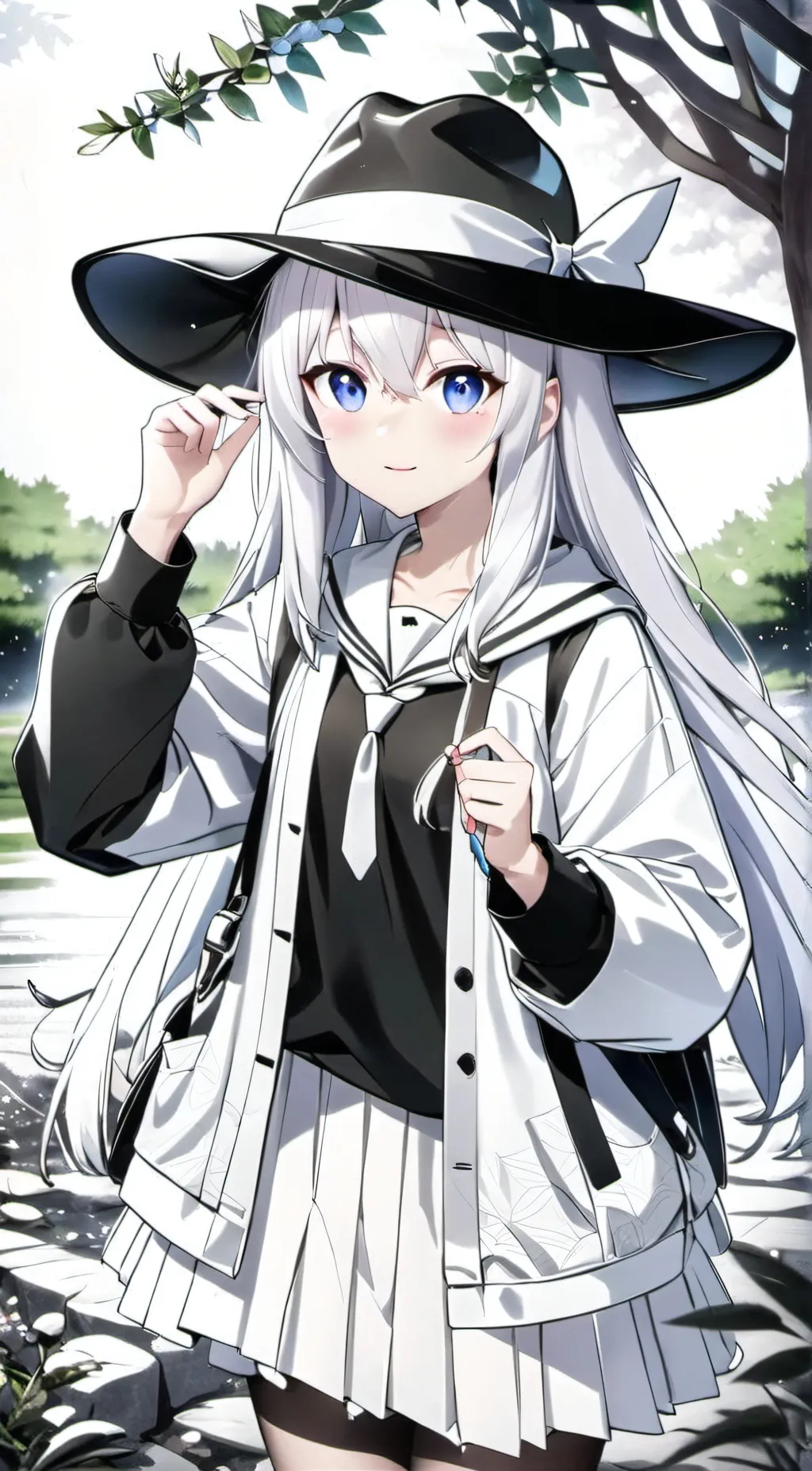 ai character: Elaina  background
