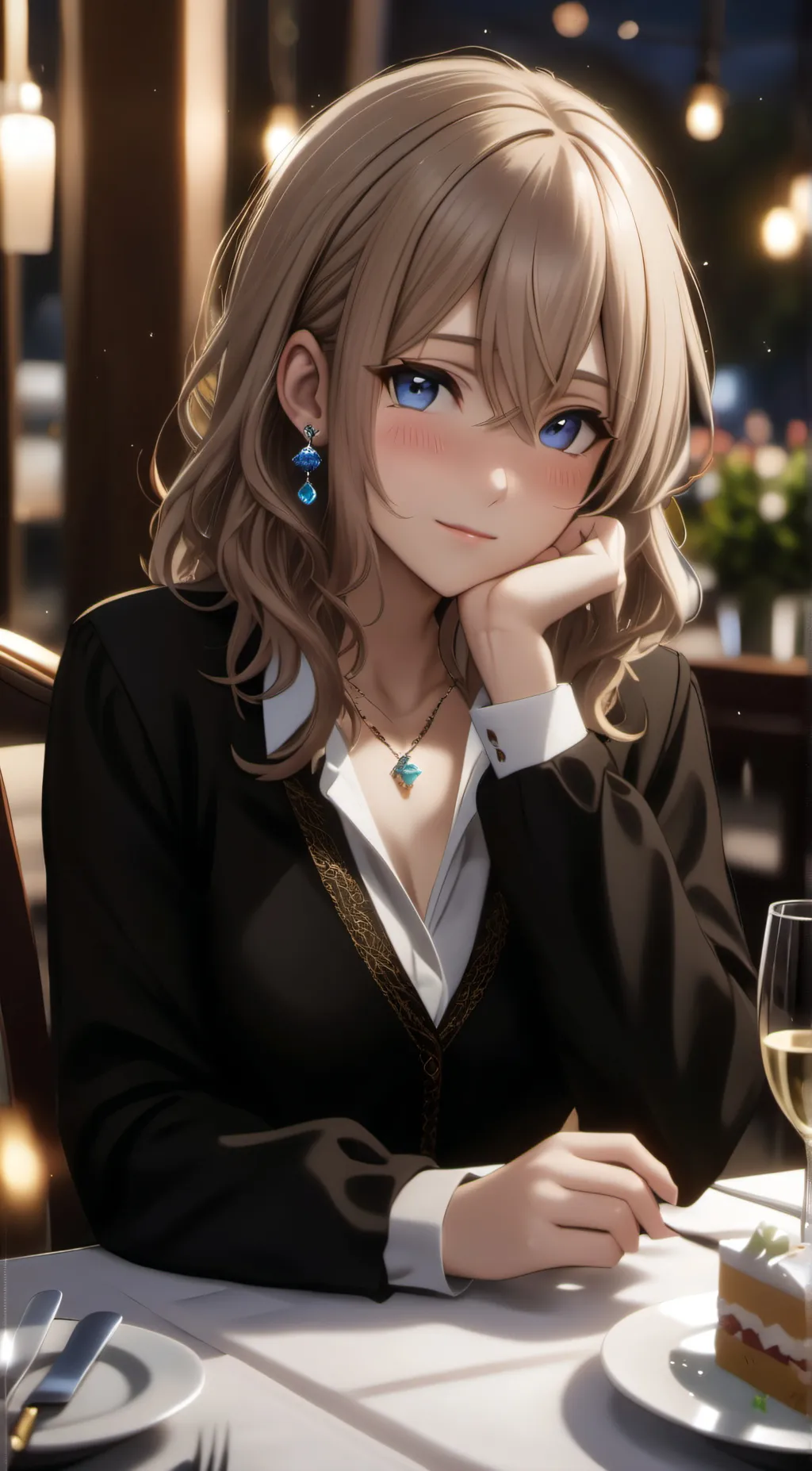 ai character: Ashley background